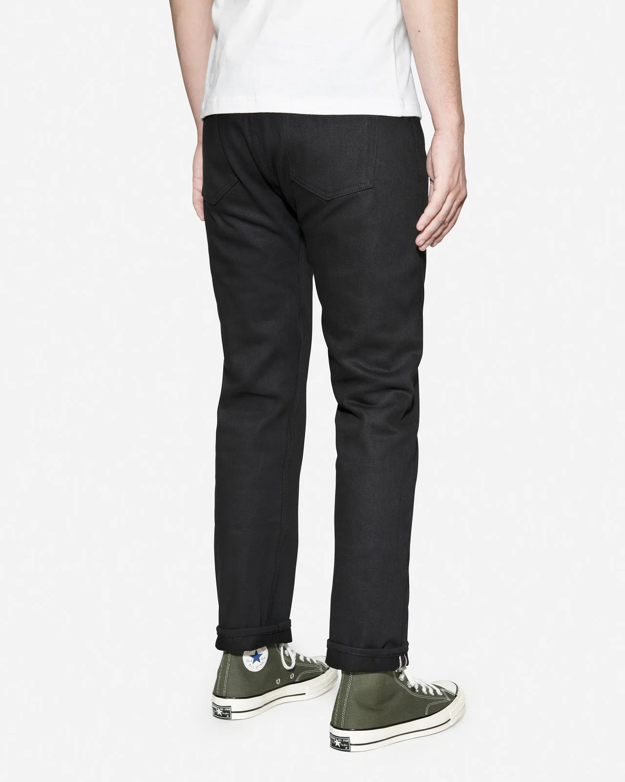 3sixteen CT-220x Classic Tapered Mens Jeans - Double Black Selvedge - Image 4
