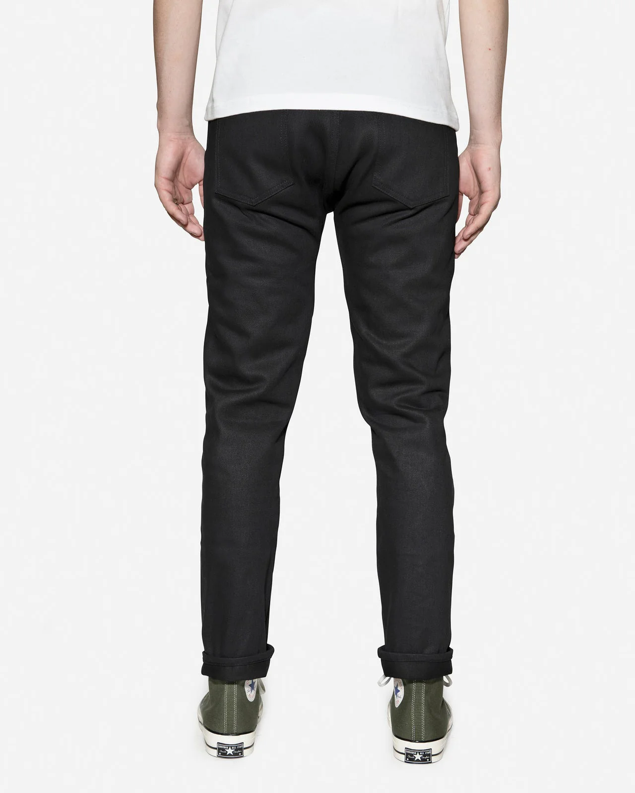 3sixteen CT-220x Classic Tapered Mens Jeans - Double Black Selvedge - Image 5