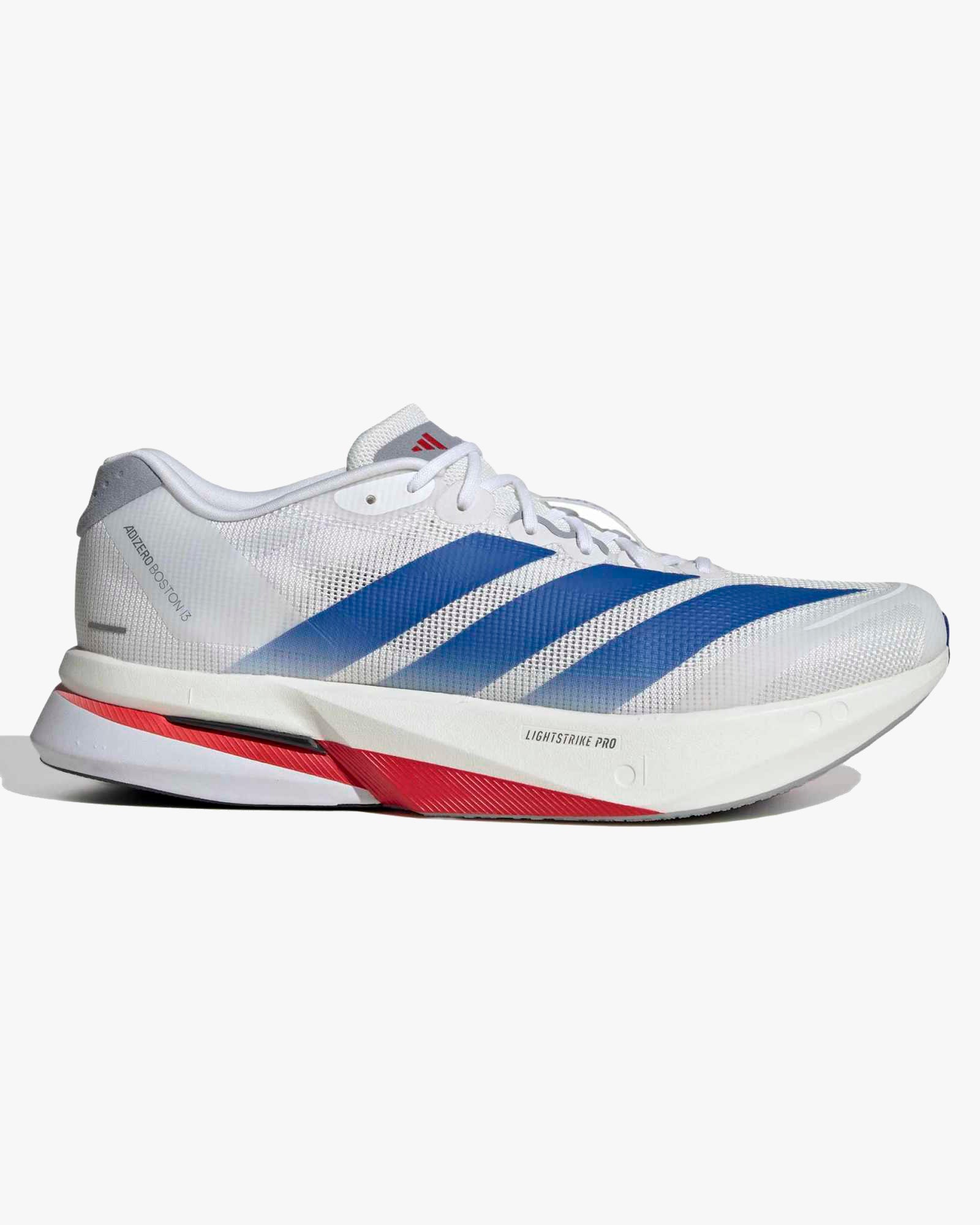 Adidas Adizero Boston 13 - White / Royal Blue / Halo Silver - Image 4