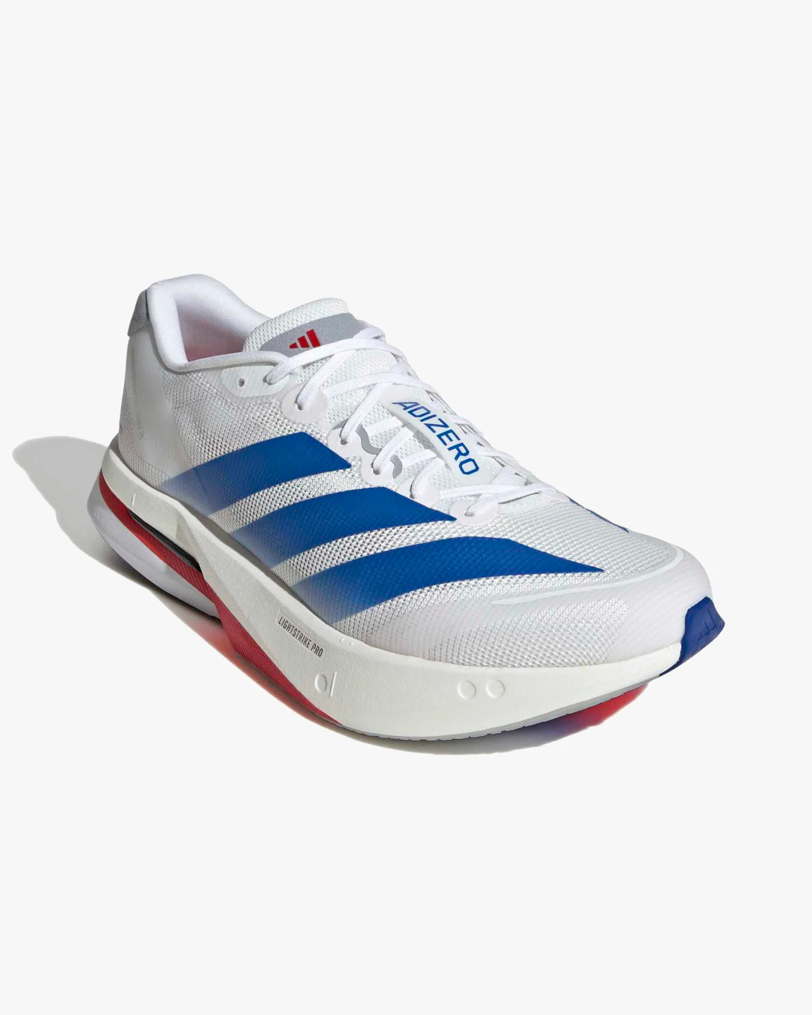 Adidas Adizero Boston 13 - White / Royal Blue / Halo Silver - Image 6