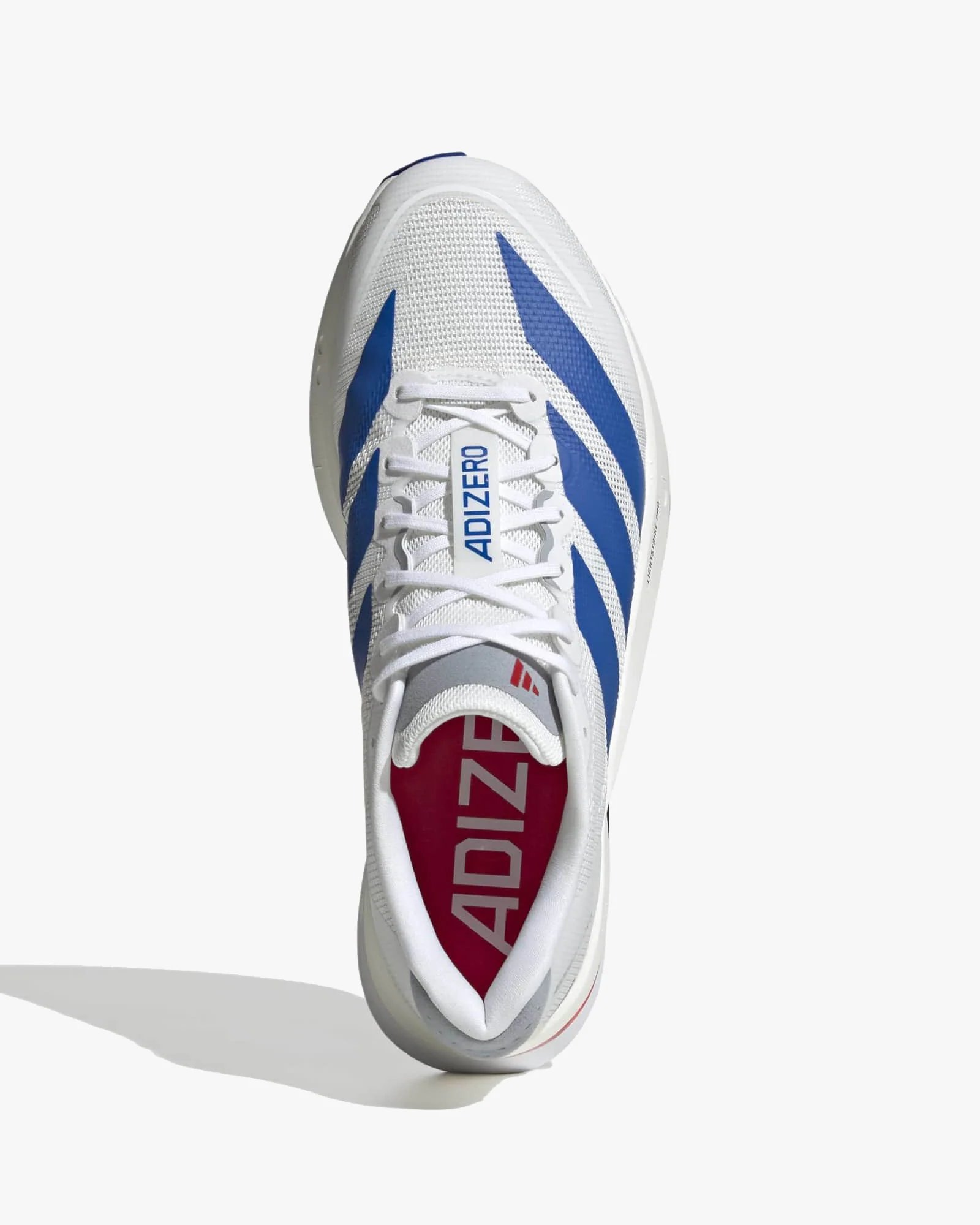 Adidas Adizero Boston 13 - White / Royal Blue / Halo Silver - Image 8