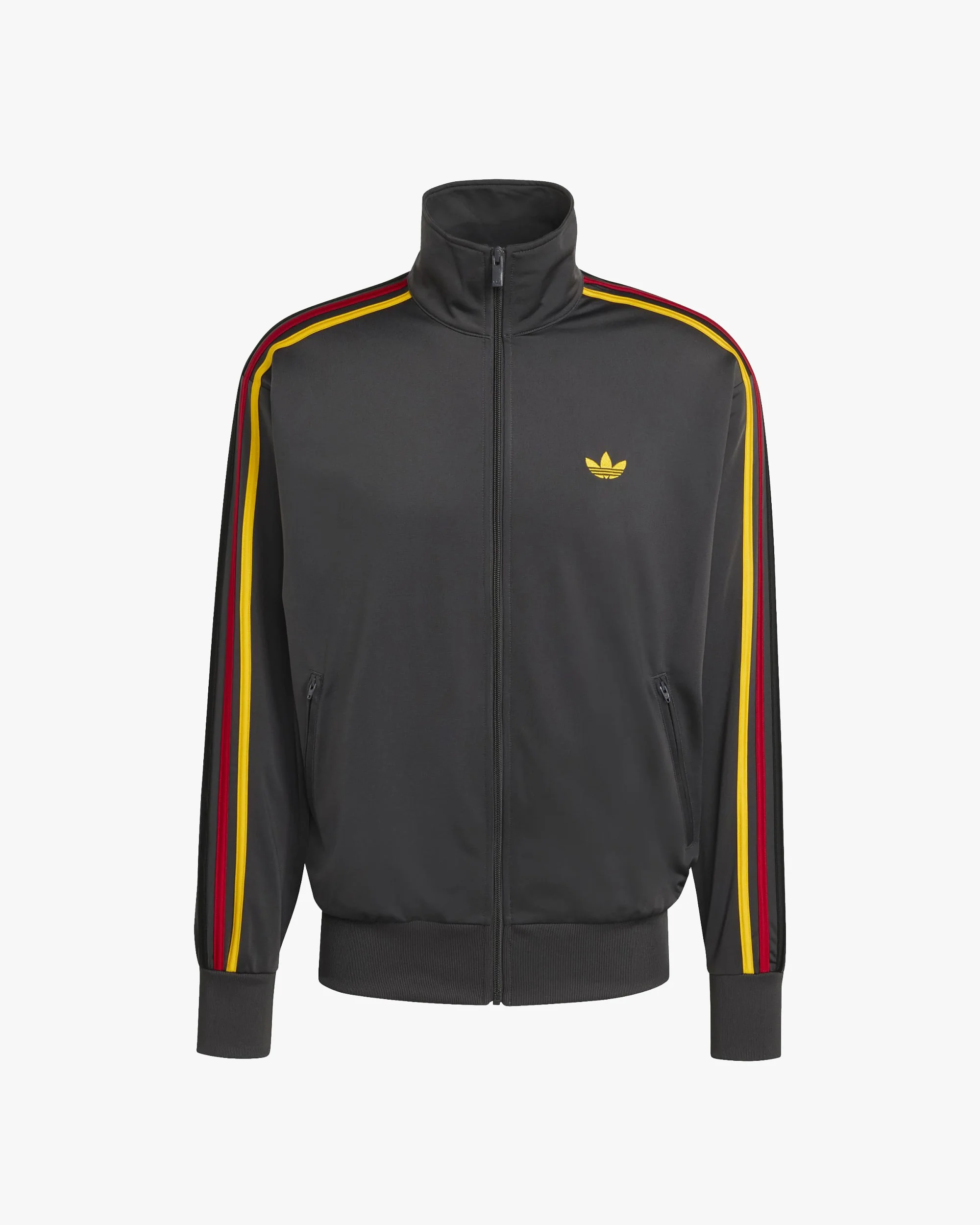 Adidas Firebird Track Top - Utility Black / Collegiate Gold - Image 6