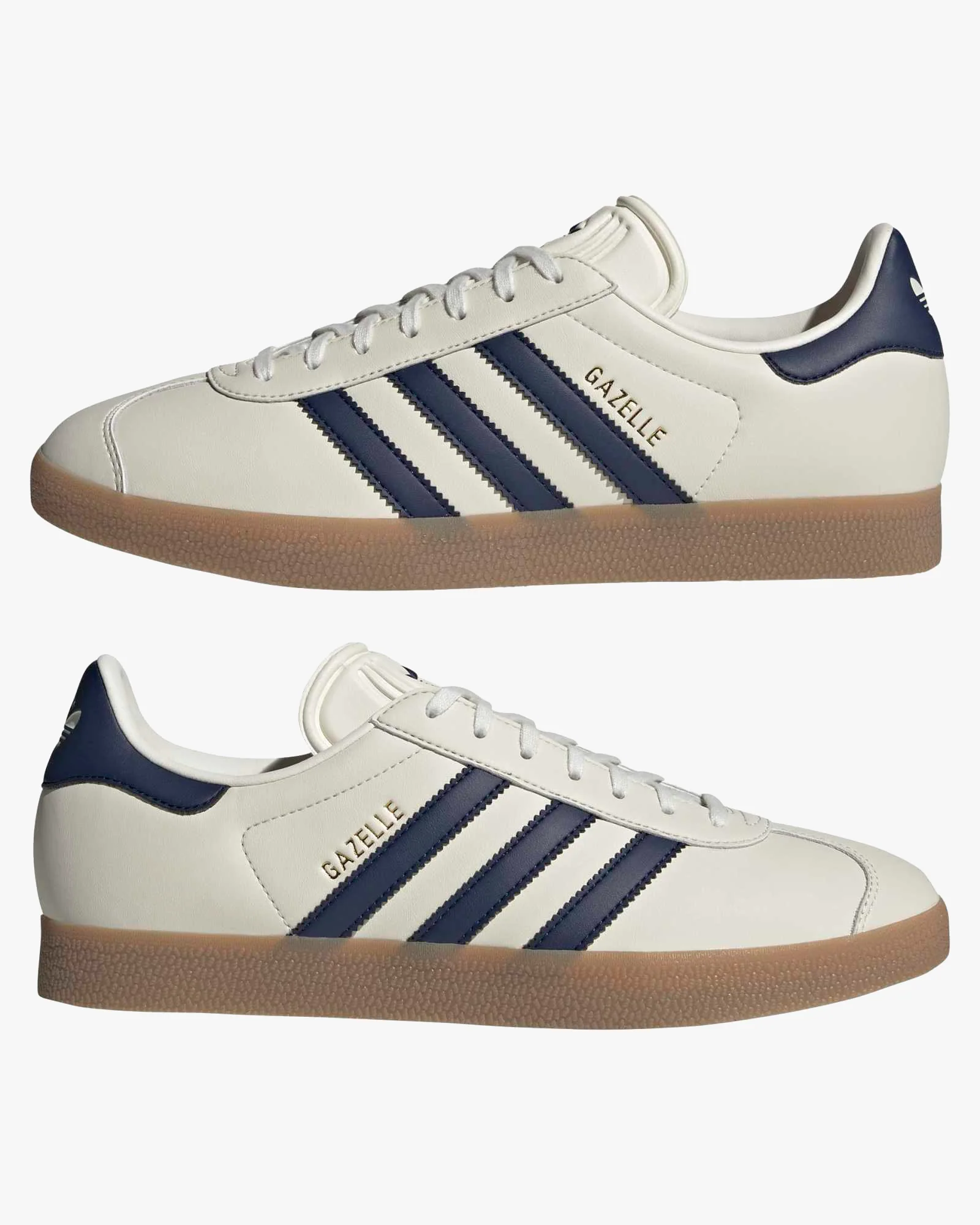 Adidas Gazelle - Cloud White / Dark Blue / Gum - Image 5
