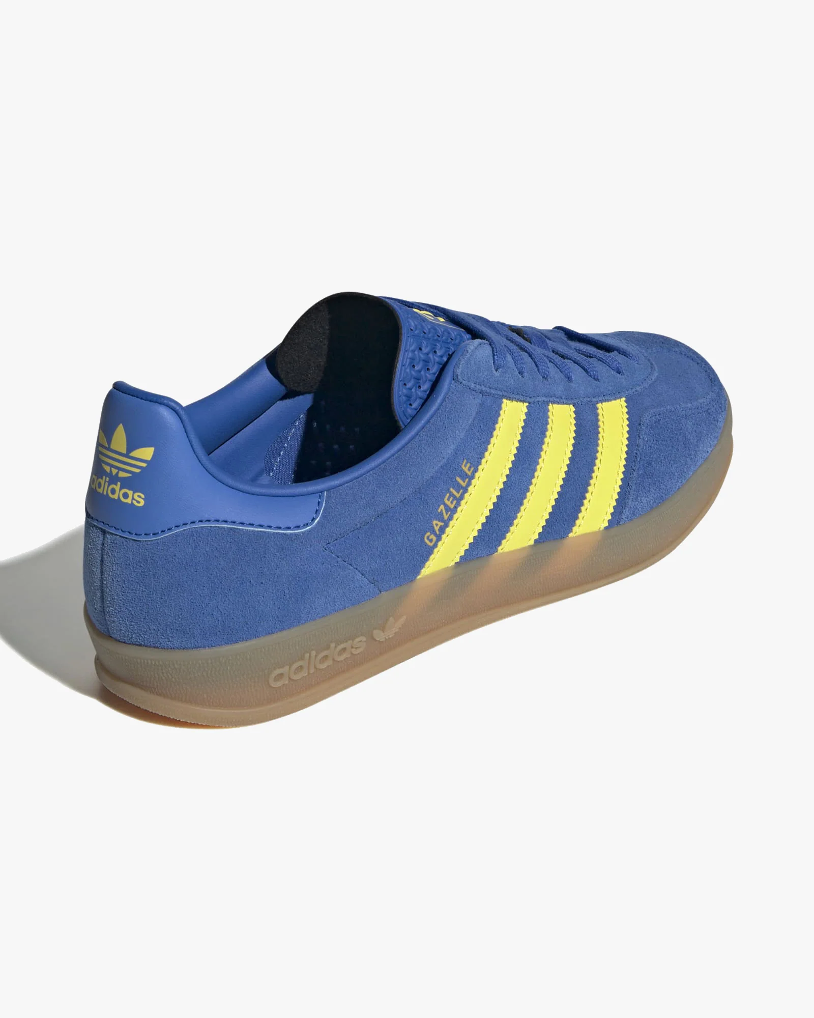 Adidas Gazelle Indoor - Blue / Pure Sulfur / Gum - Image 8