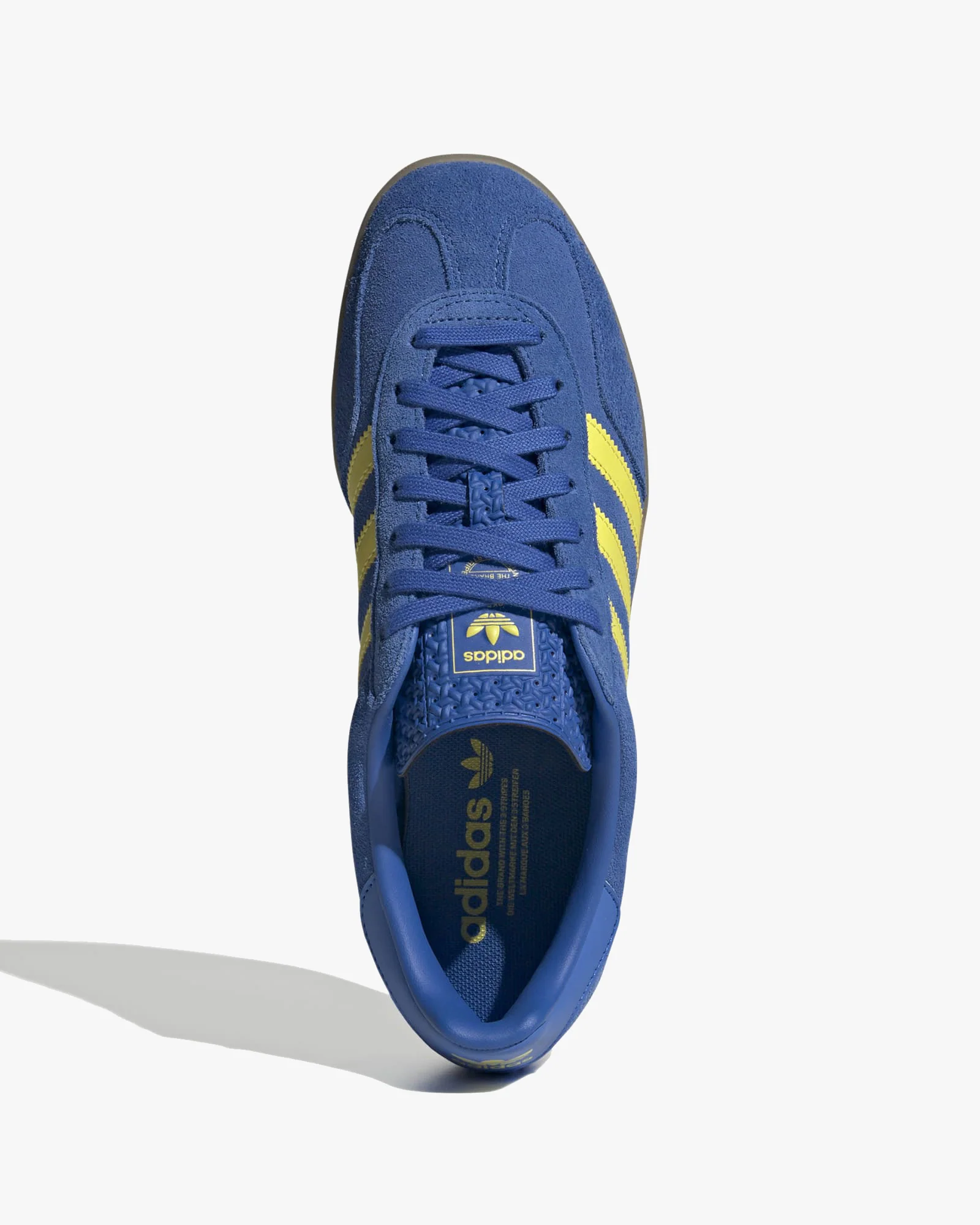 Adidas Gazelle Indoor - Blue / Pure Sulfur / Gum - Image 9