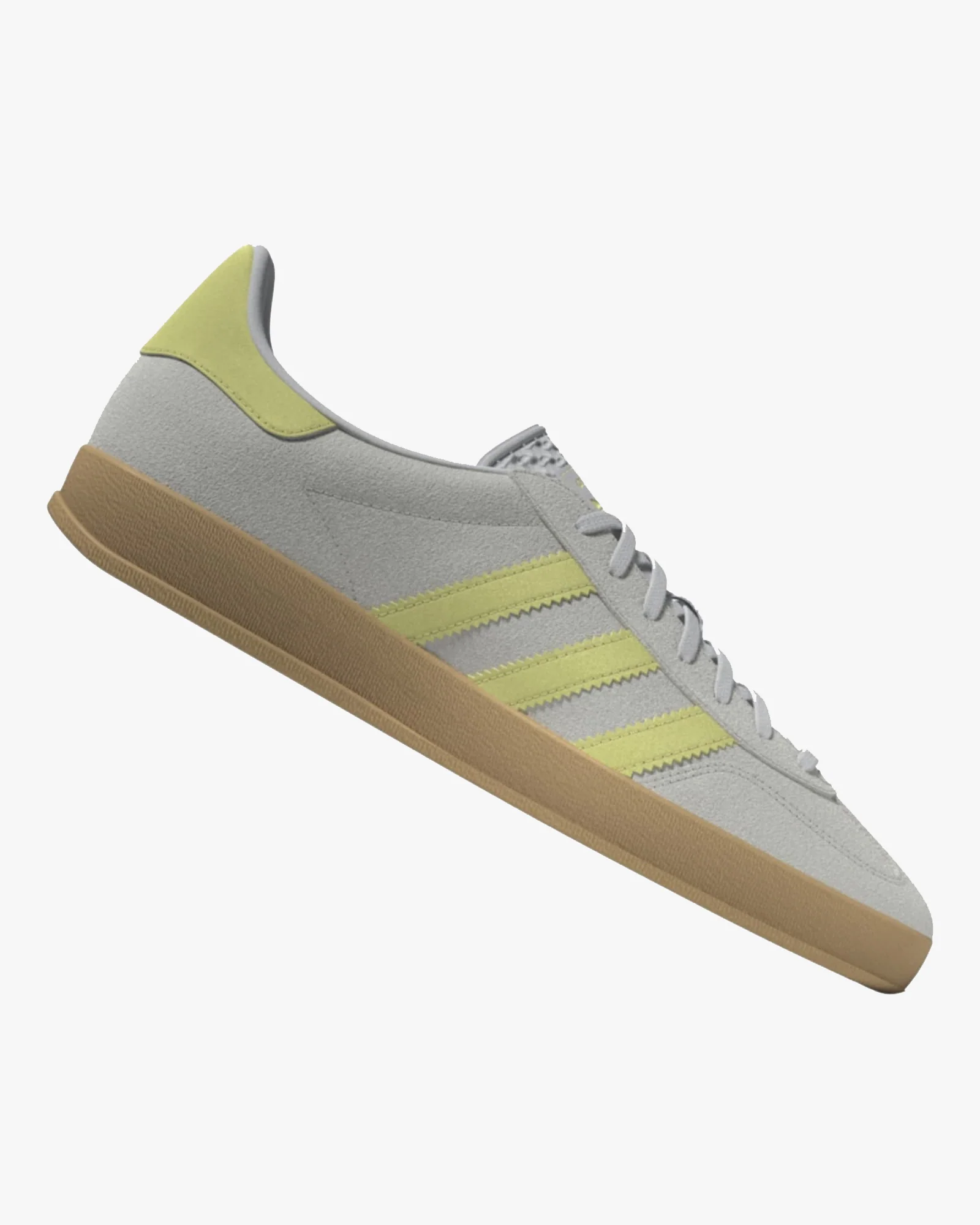 Adidas Gazelle Indoor - Grey One / Power Yellow / Gum 3 - Image 8
