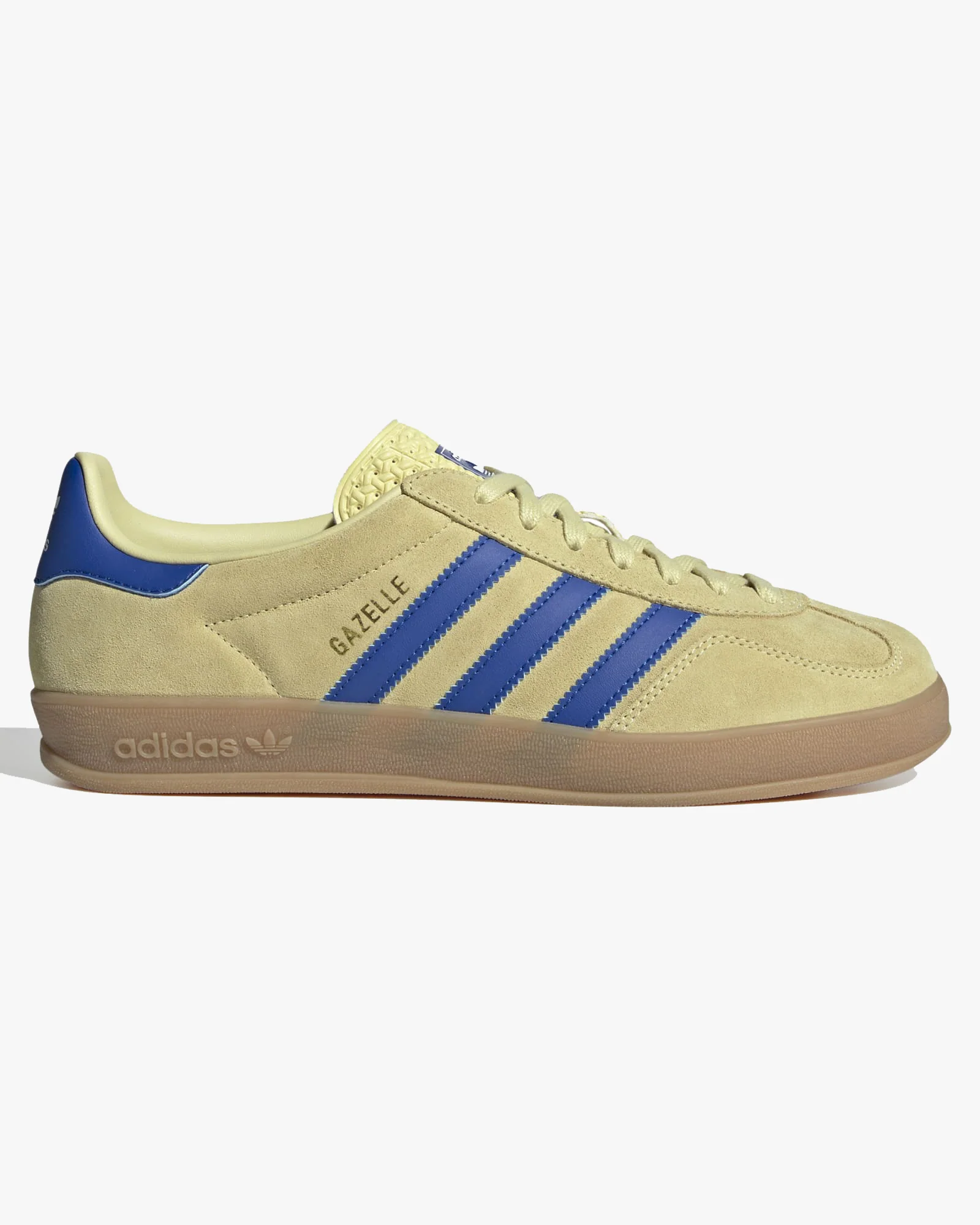 Adidas Gazelle Indoor - Powder Yellow / Royal Blue / Cloud White - Image 5
