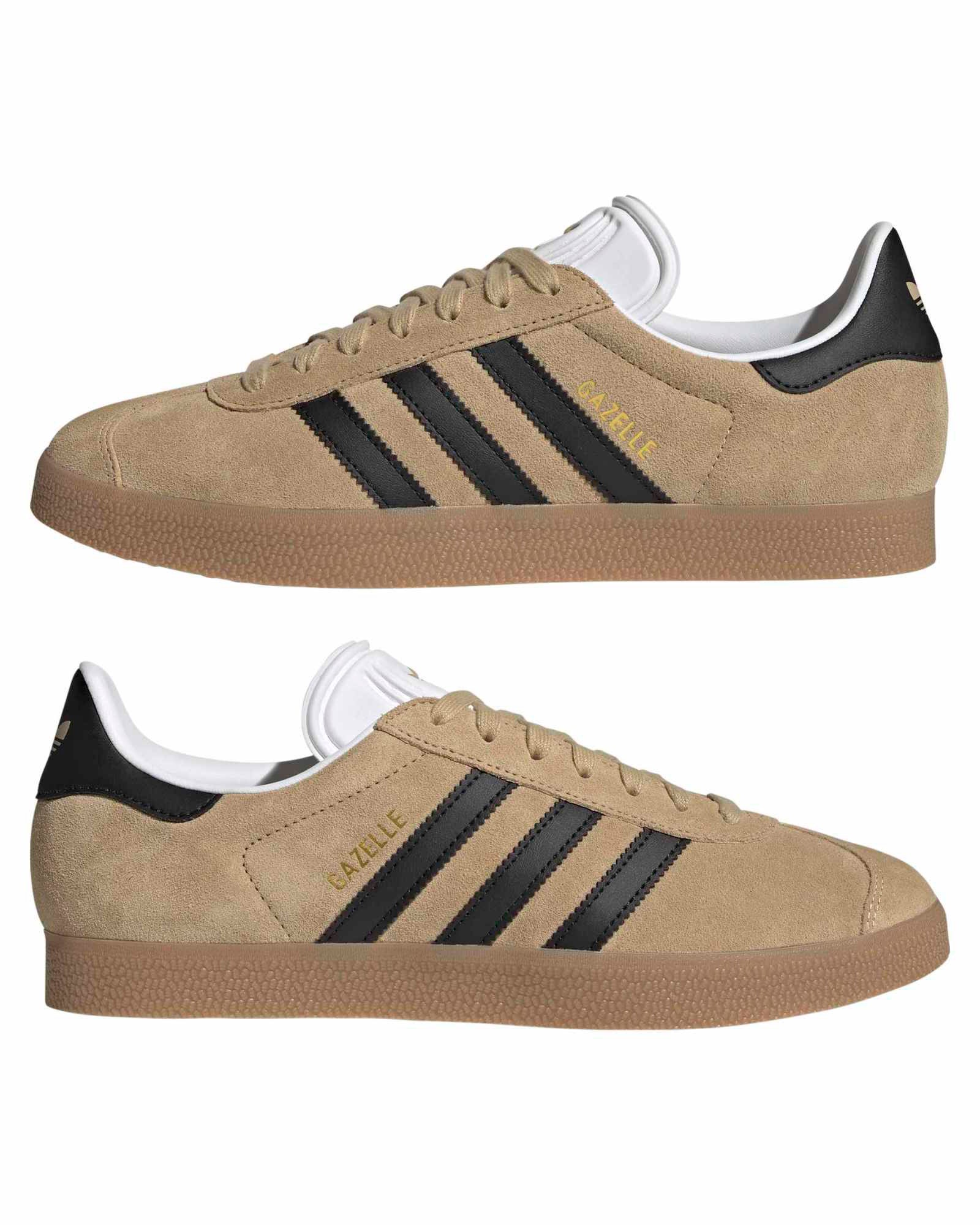Adidas Gazelle - Magic Beige / Black / Gum - Image 5