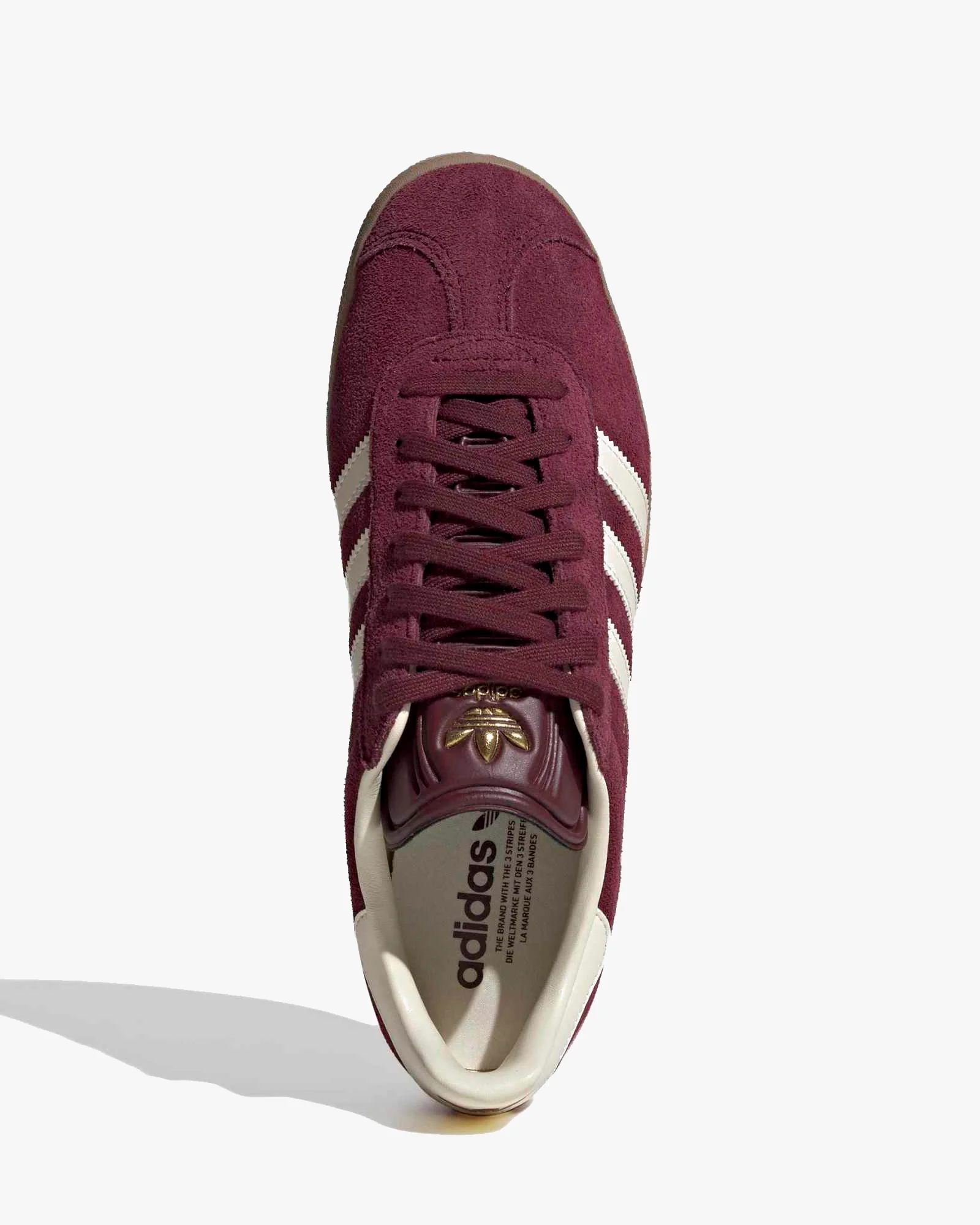 Adidas Gazelle - Maroon / Cream White / Gum - Image 8