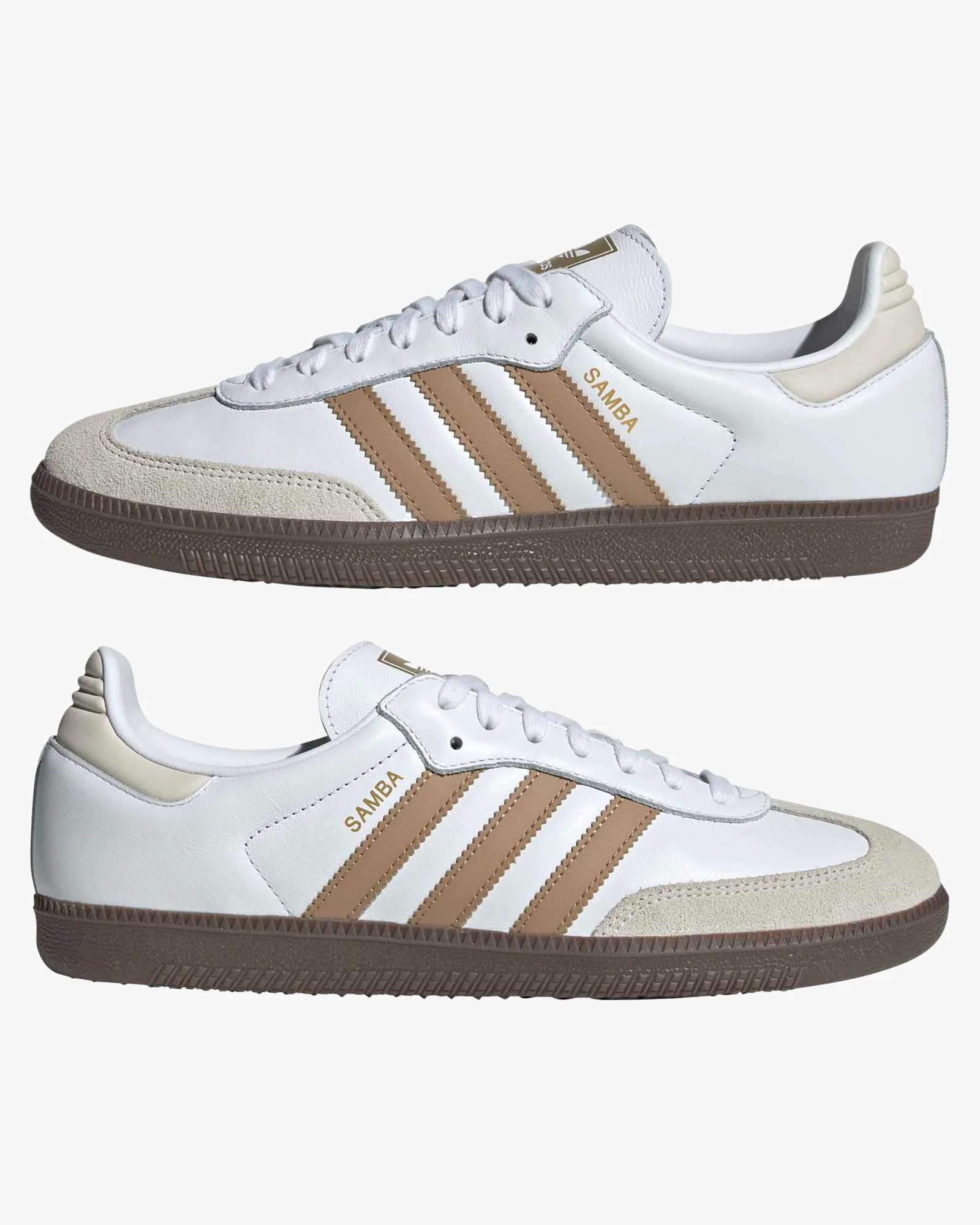 Adidas Samba OG - Cloud White / Cardboard / Gum - Image 7