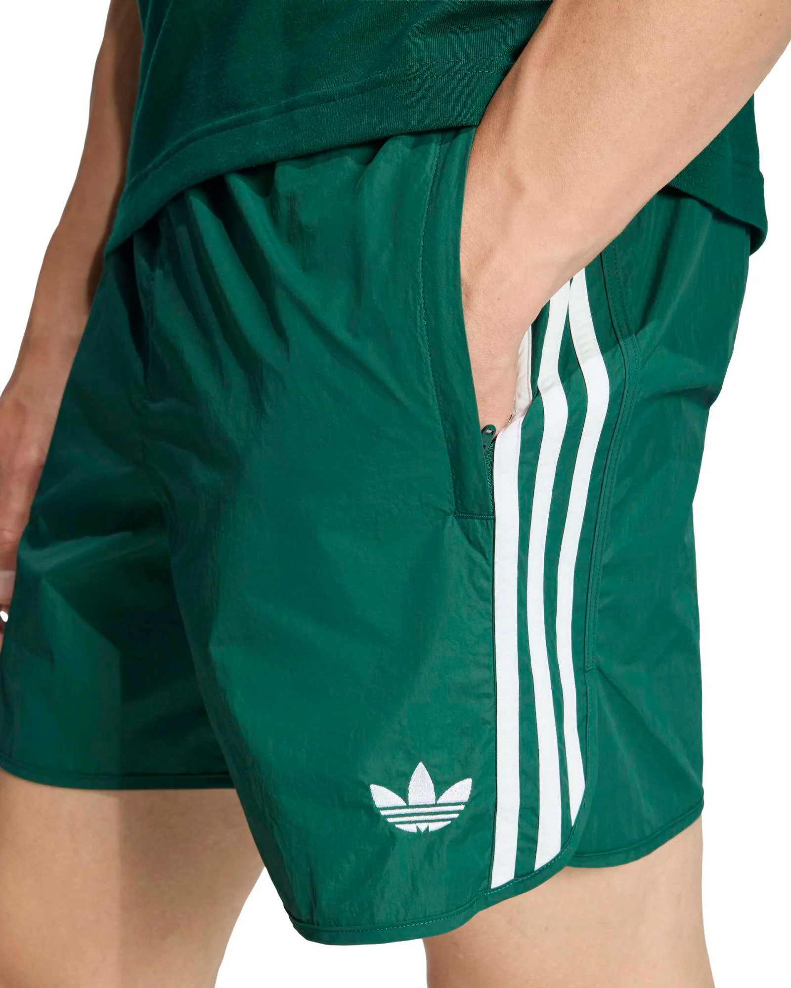 Adidas Sprinter Shorts - Collegiate Green - Image 2
