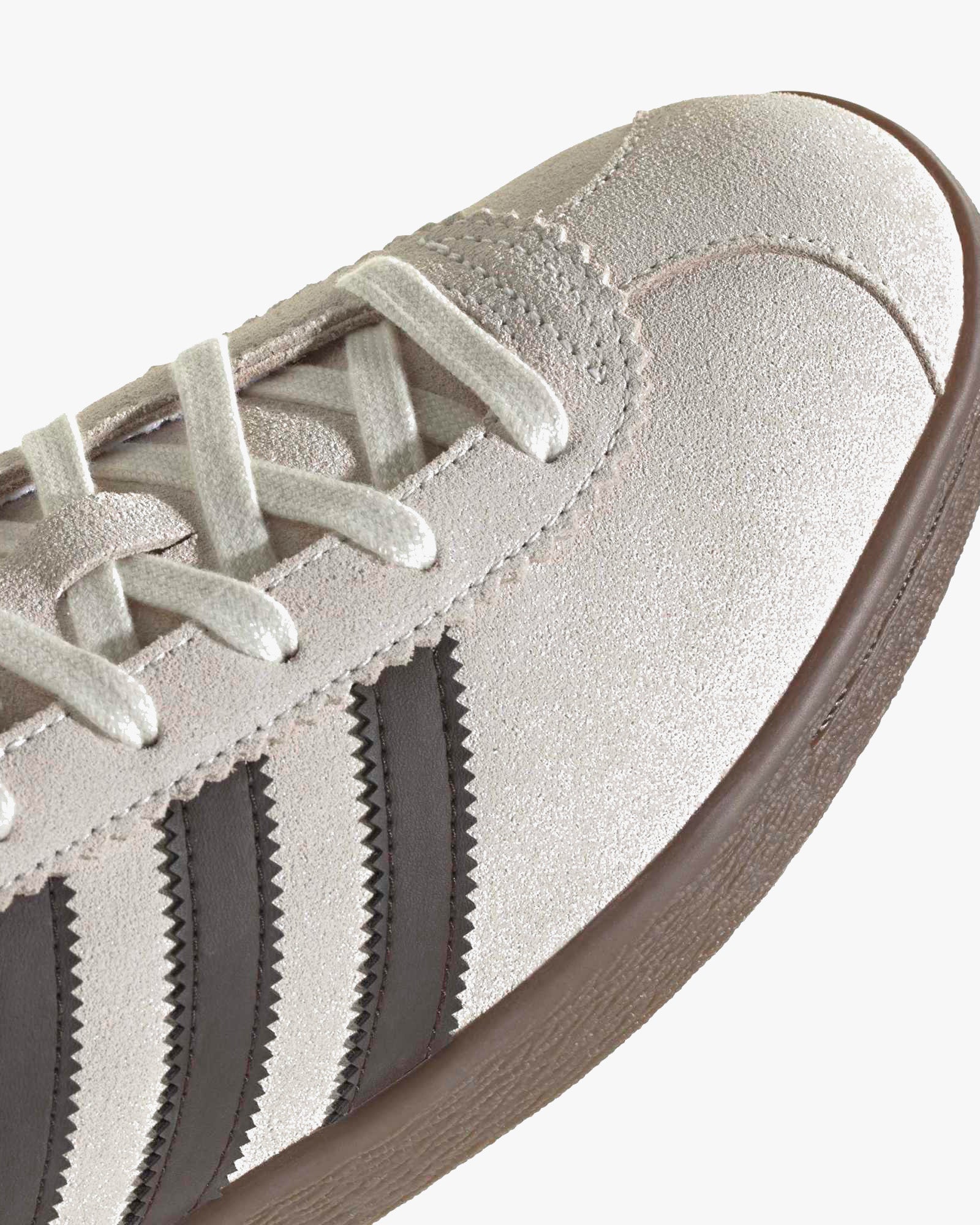 Adidas Stadt - Cloud White / Dark Brown / Gum - Image 10