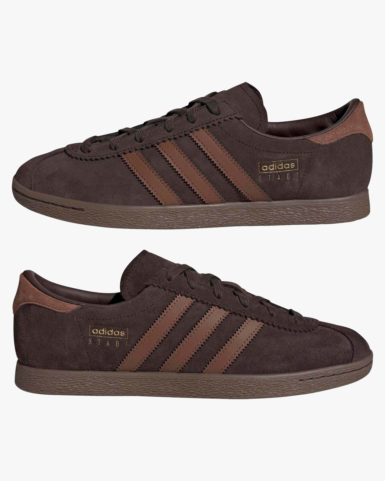 Adidas Stadt - Dark Brown / Preloved Brown / Gum - Image 5