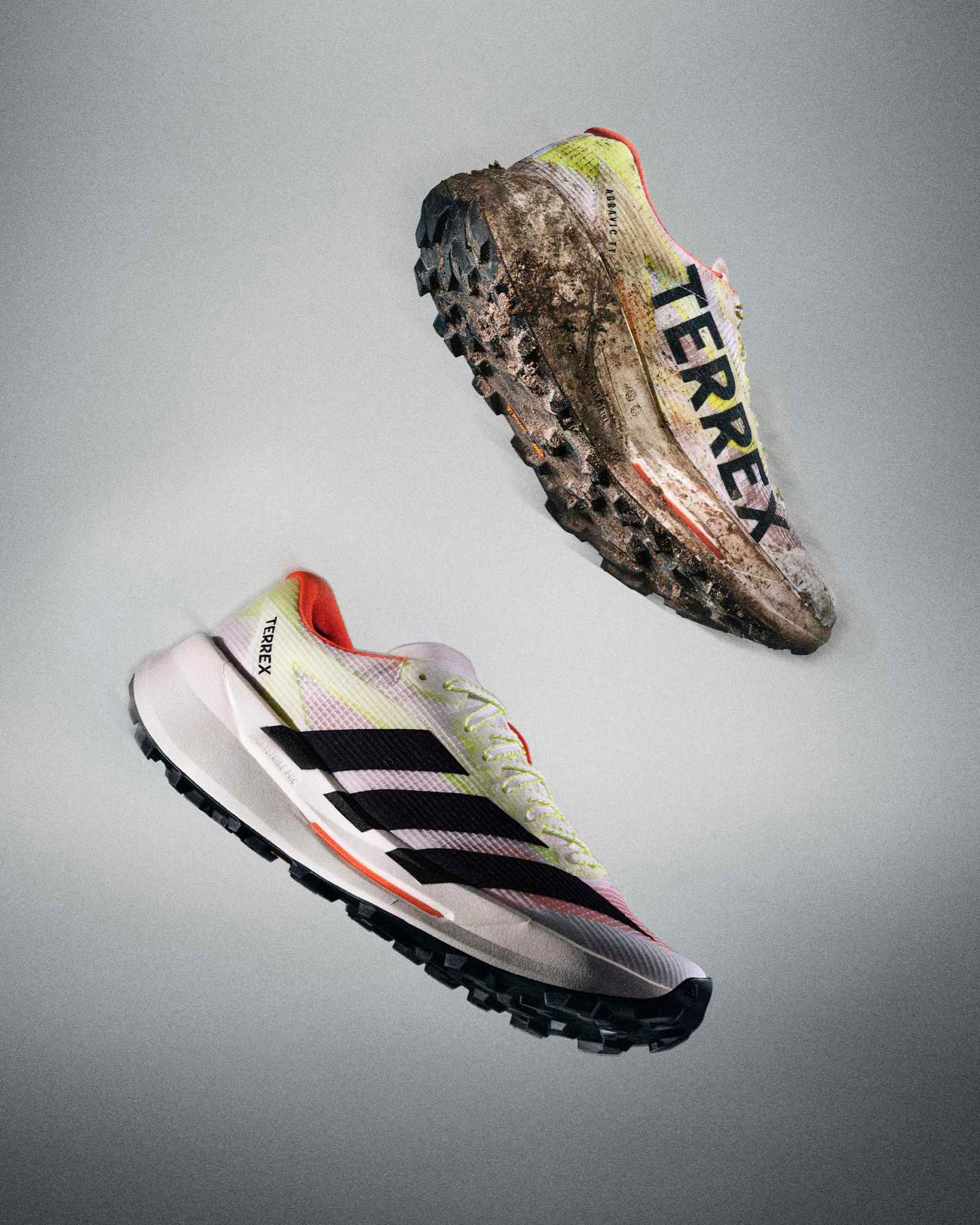 Adidas Terrex Agravic TT - Cloud White / Core Black / Impact Orange - Image 3