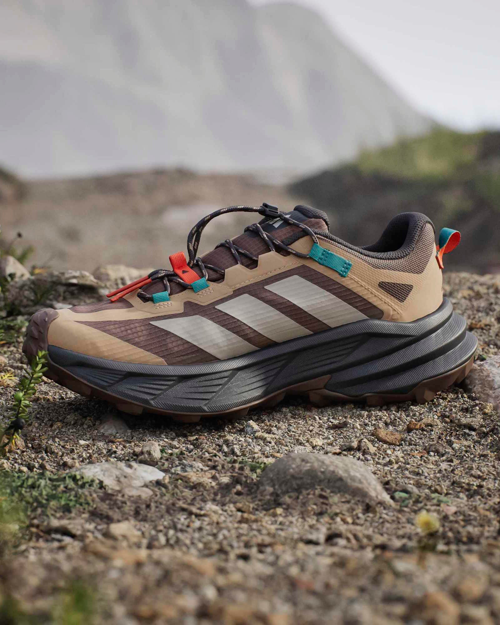 Adidas Terrex Freehiker SL GORE-TEX - Earth Strata / Beige / Pure Teal - Image 5