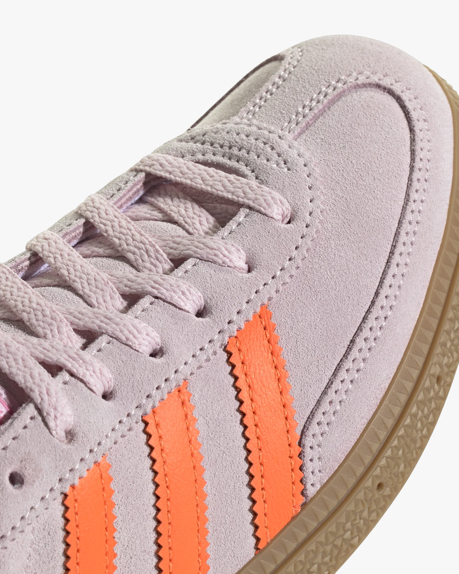 Adidas Womens Handball Spezial - Clear Pink / Solar Orange / Gum - Image 4