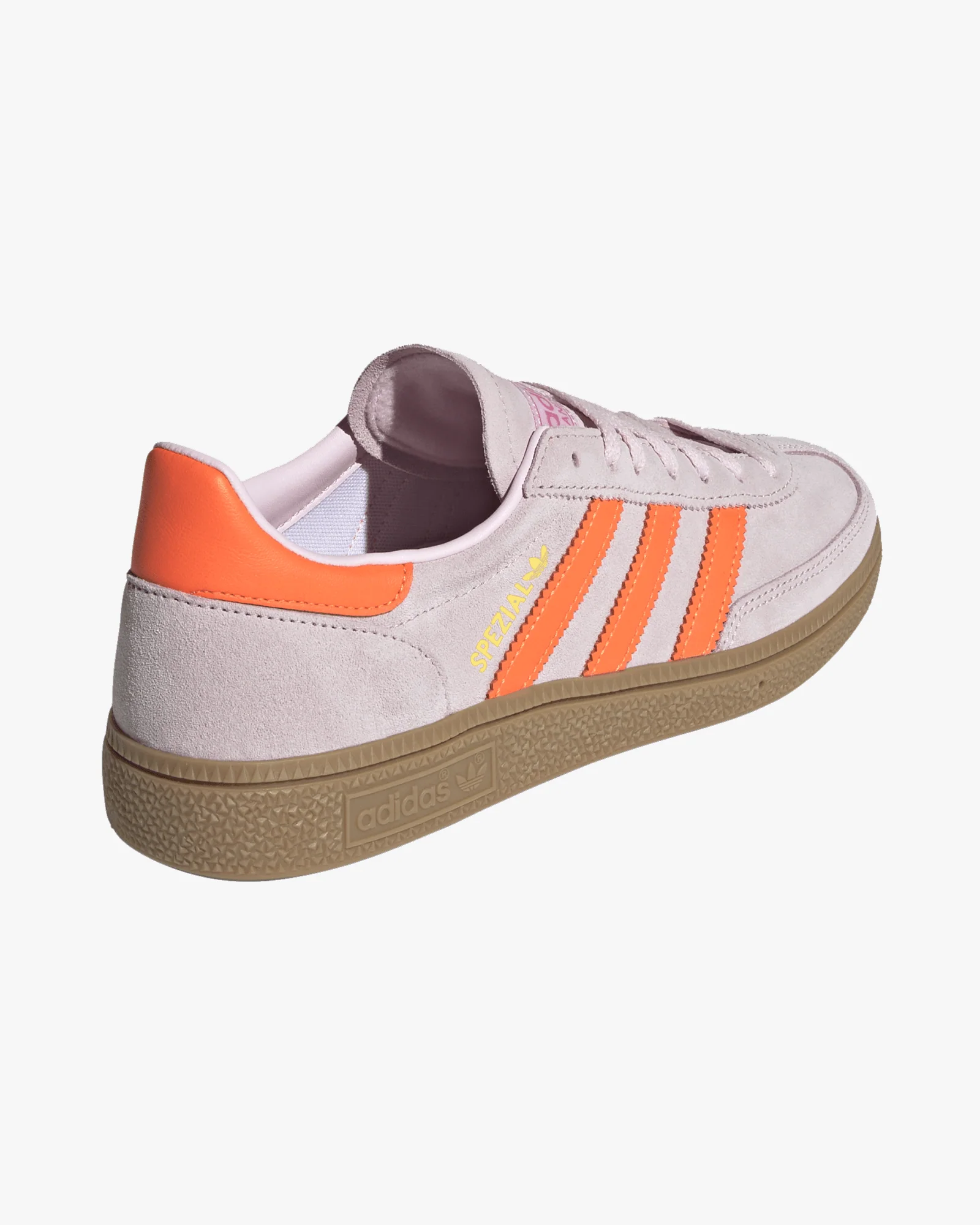 Adidas Womens Handball Spezial - Clear Pink / Solar Orange / Gum - Image 9