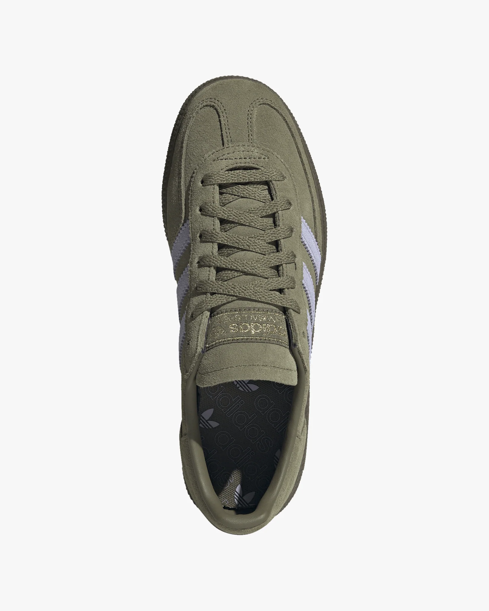 Adidas Womens Handball Spezial - Focus Olive / Violet Tone / Gum 5 - Image 2