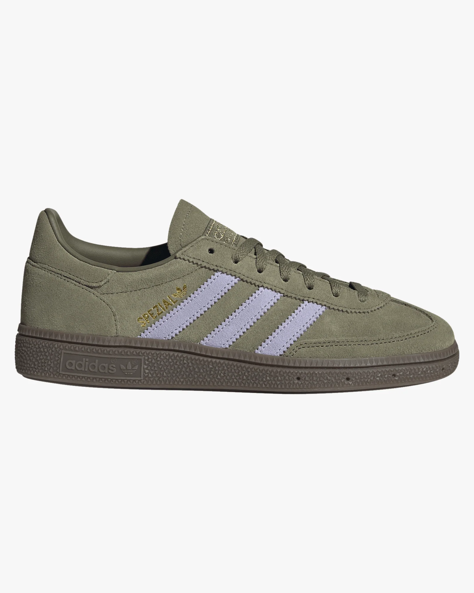 Adidas Womens Handball Spezial - Focus Olive / Violet Tone / Gum 5 - Image 5