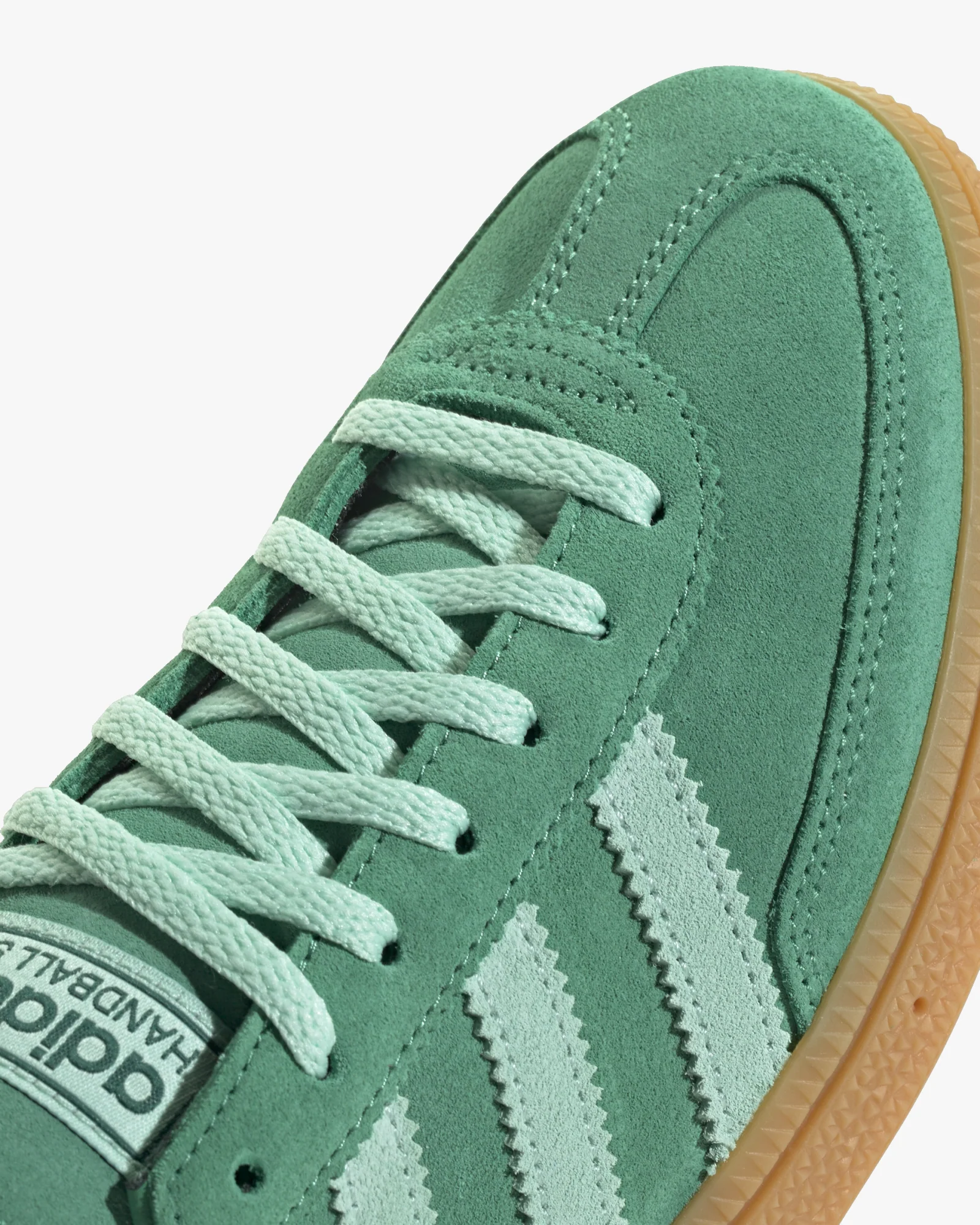 Adidas Womens Handball Spezial - Semi Court Green / Clear Mint / Gum - Image 4
