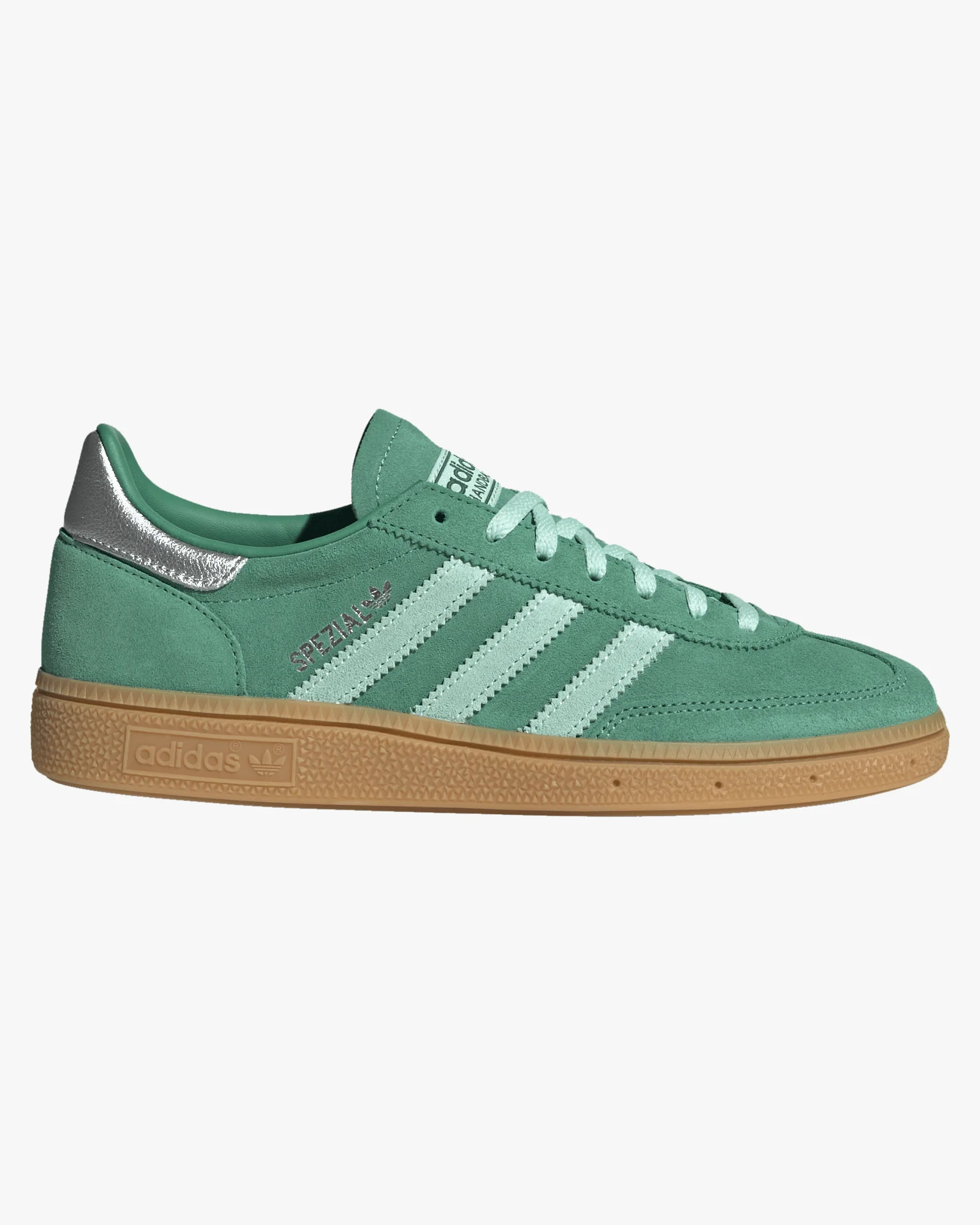 Adidas Womens Handball Spezial - Semi Court Green / Clear Mint / Gum - Image 5