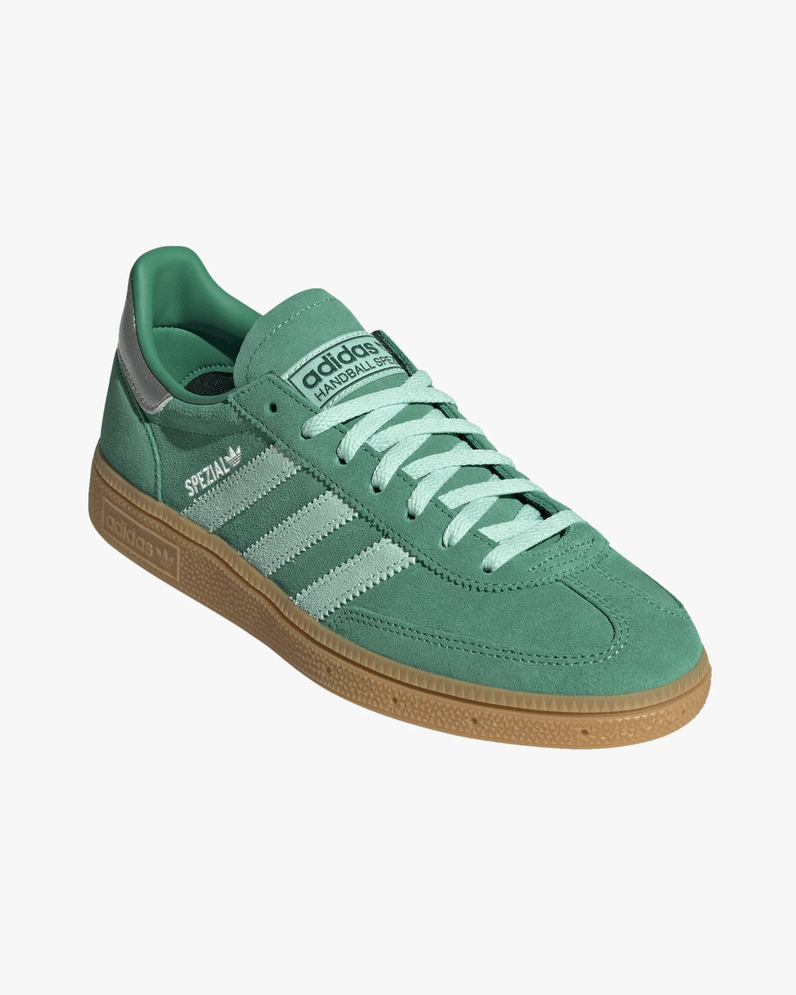 Adidas Womens Handball Spezial - Semi Court Green / Clear Mint / Gum - Image 8