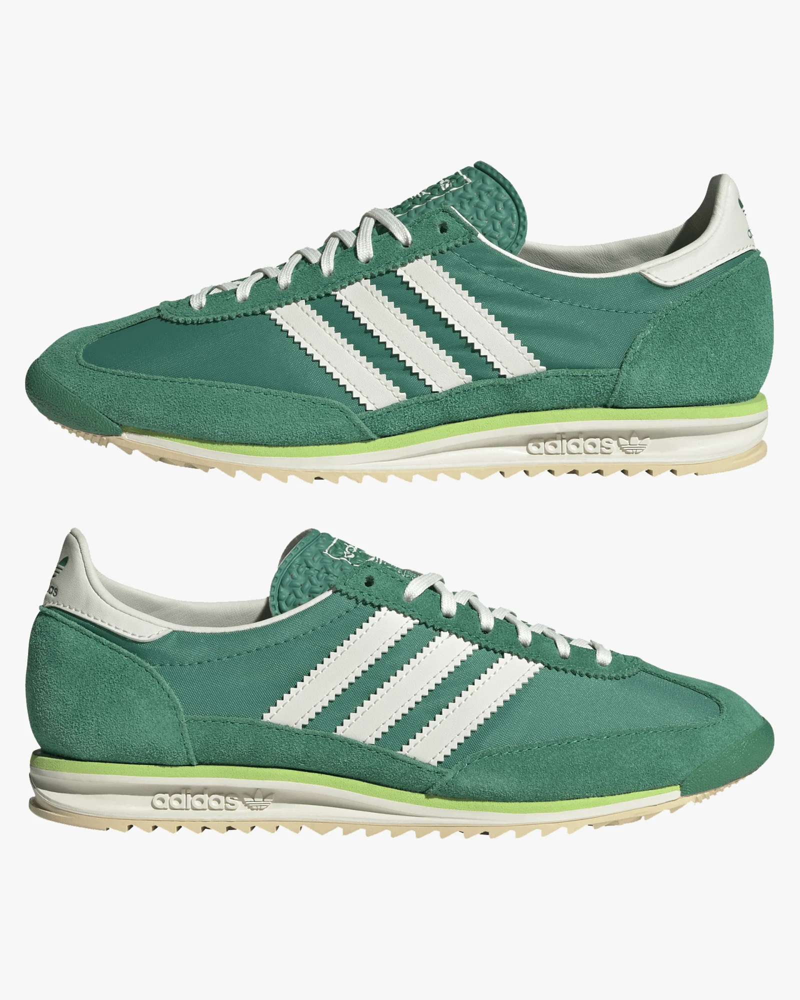 Adidas Womens SL72 OG - Court Green / Ivory / Crystal Sand - Image 7