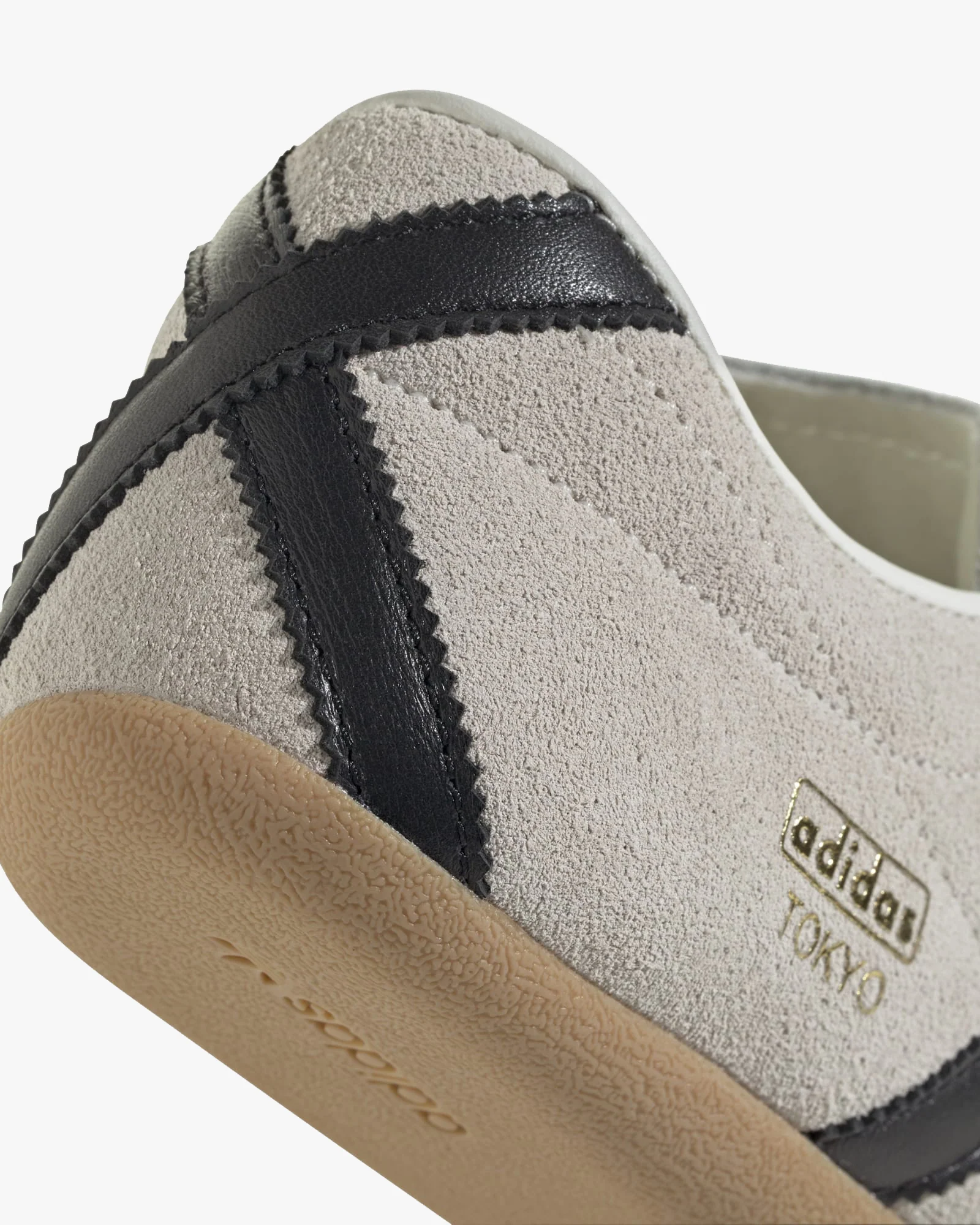 Adidas Womens Tokyo - Off White / Core Black / Gold Metallic - Image 2
