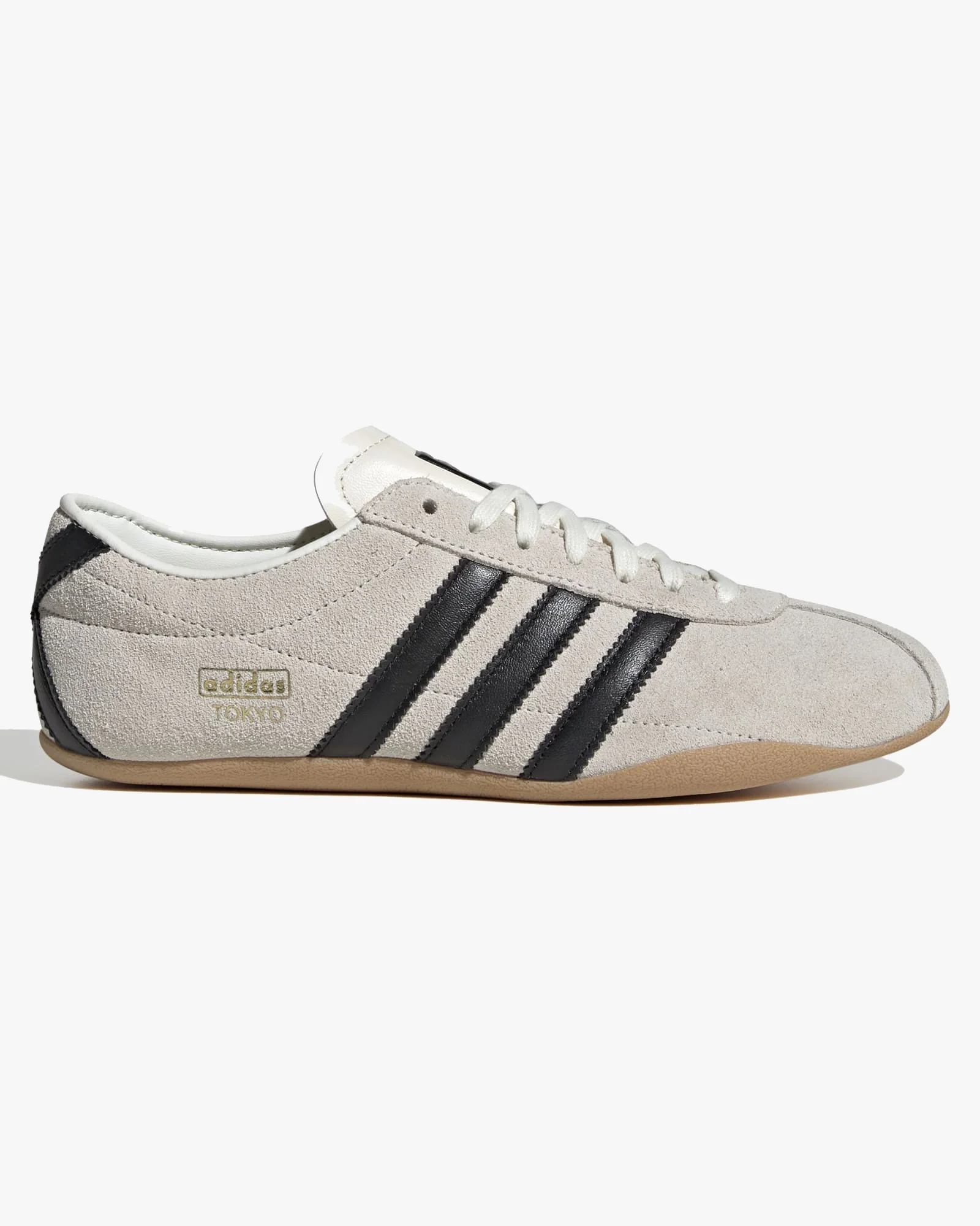 Adidas Womens Tokyo - Off White / Core Black / Gold Metallic - Image 4