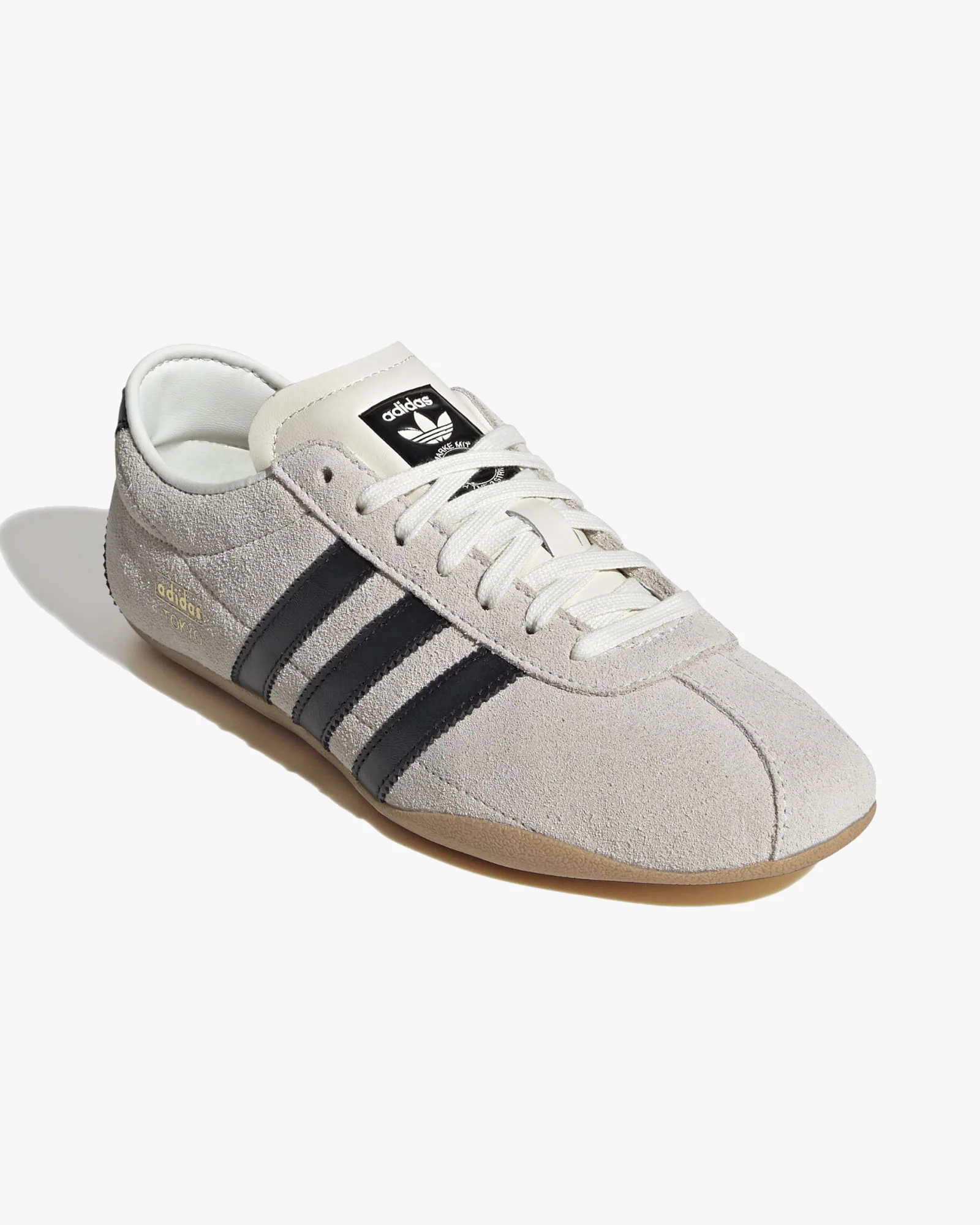 Adidas Womens Tokyo - Off White / Core Black / Gold Metallic - Image 7