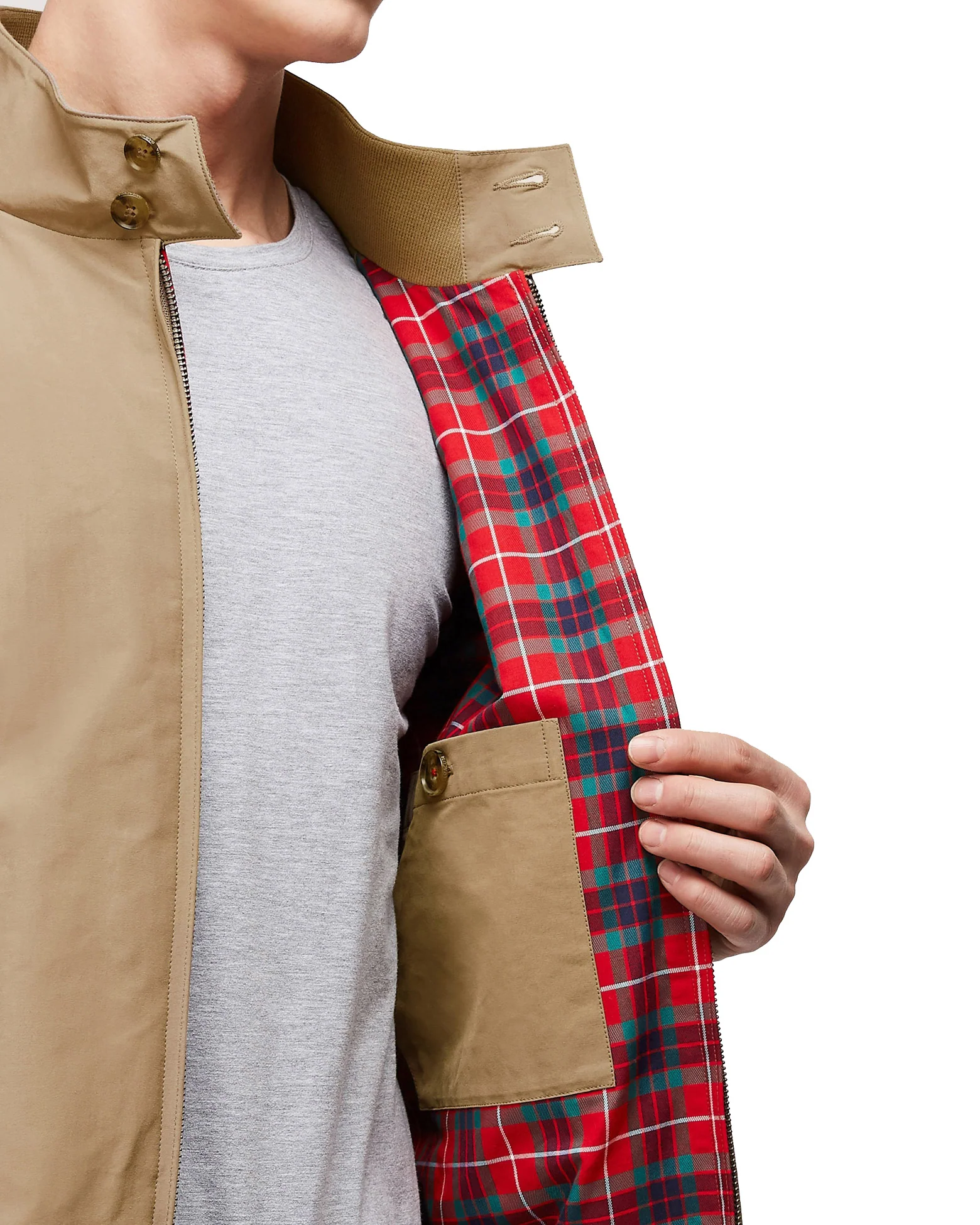 Baracuta G9 Classic Harrington Jacket - Tan - Image 5