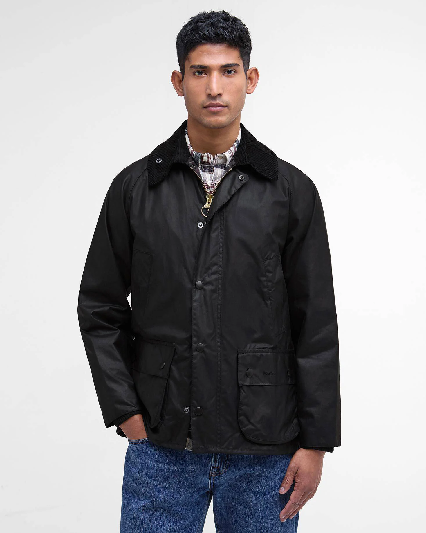 Barbour Heritage BedaleĀ® Waxed Jacket - Black