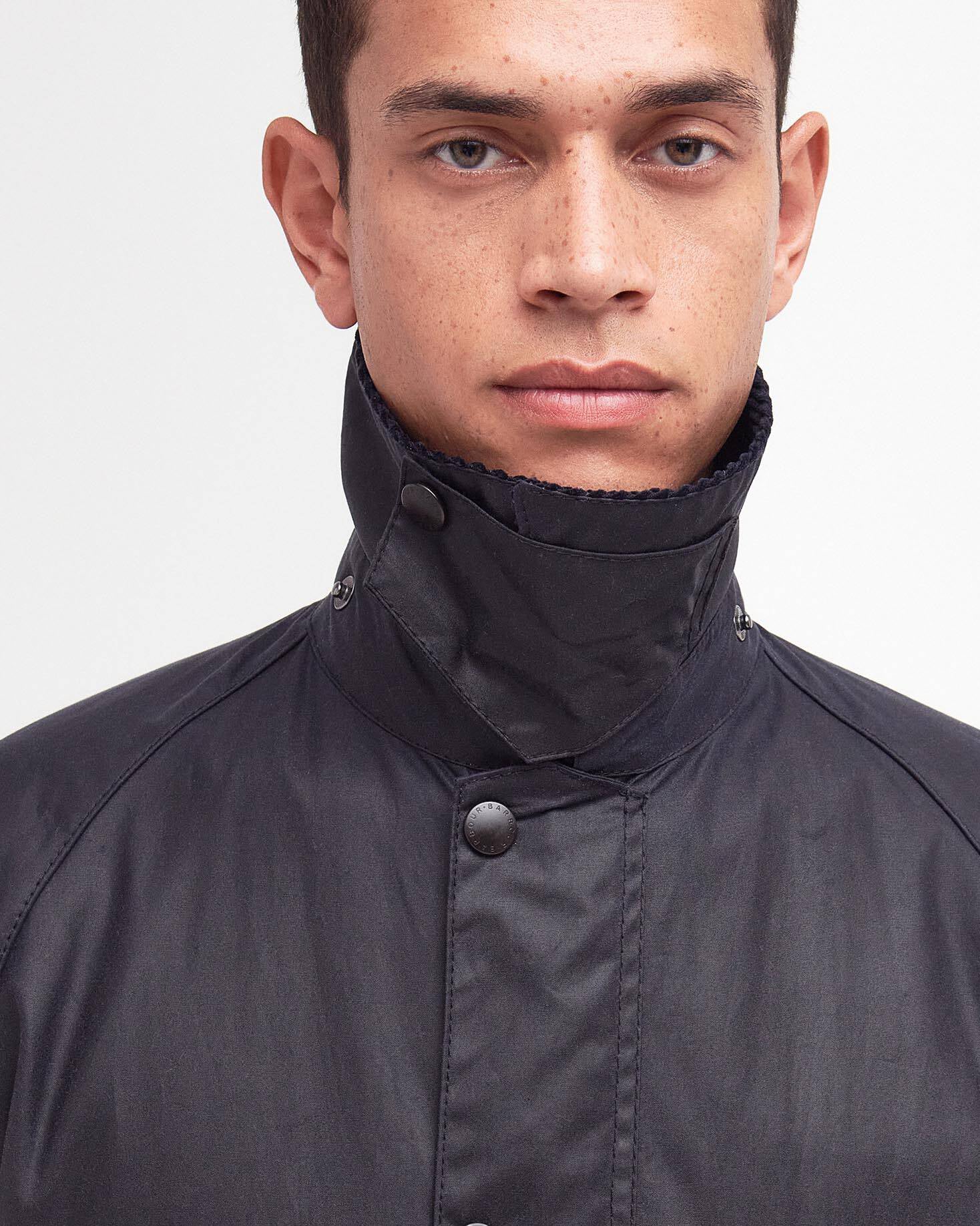 Barbour Heritage Bedale® Waxed Jacket - Navy - Image 4