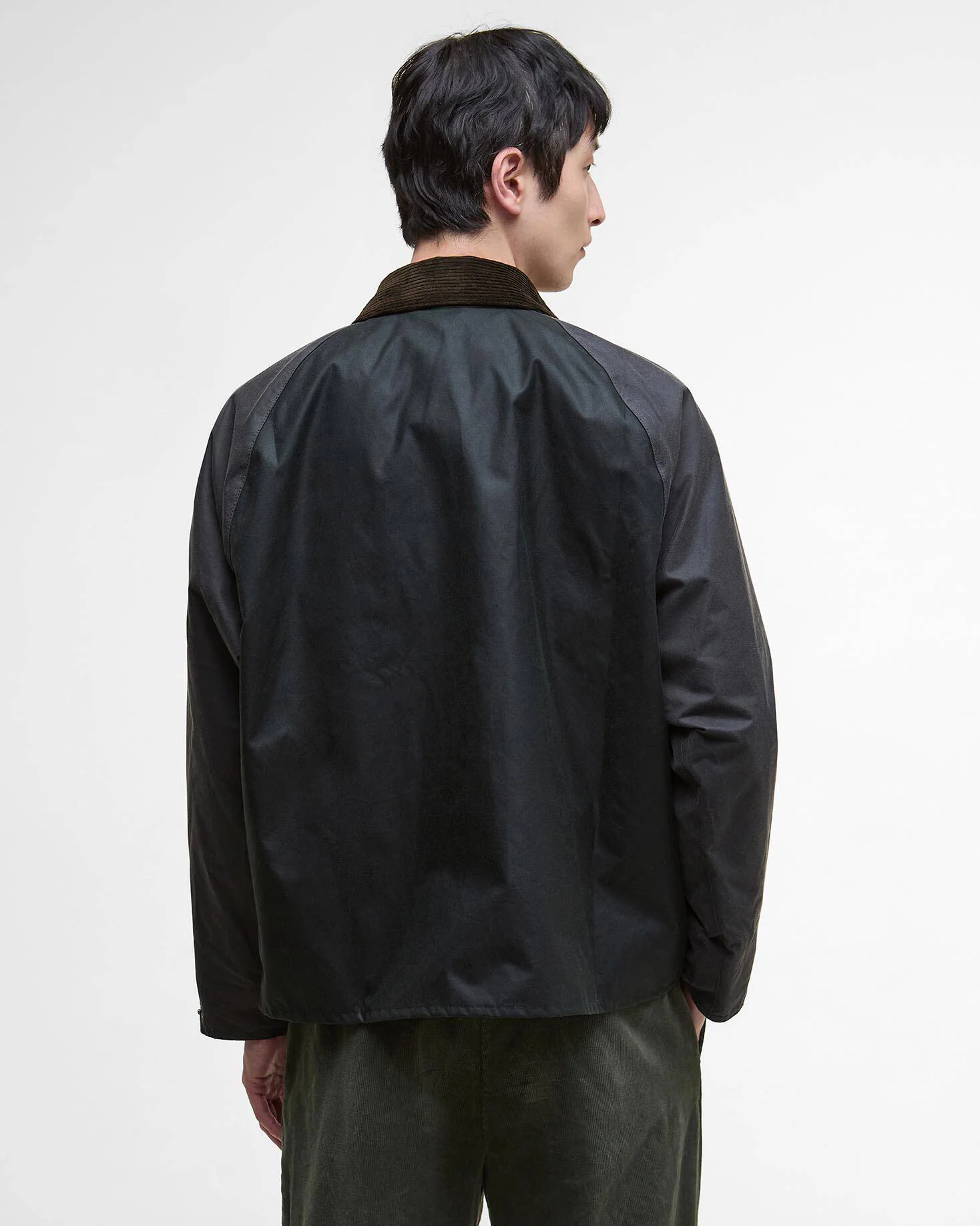Barbour Heritage Patchwork Transport Waxed Jacket - Sage Multi - Image 4