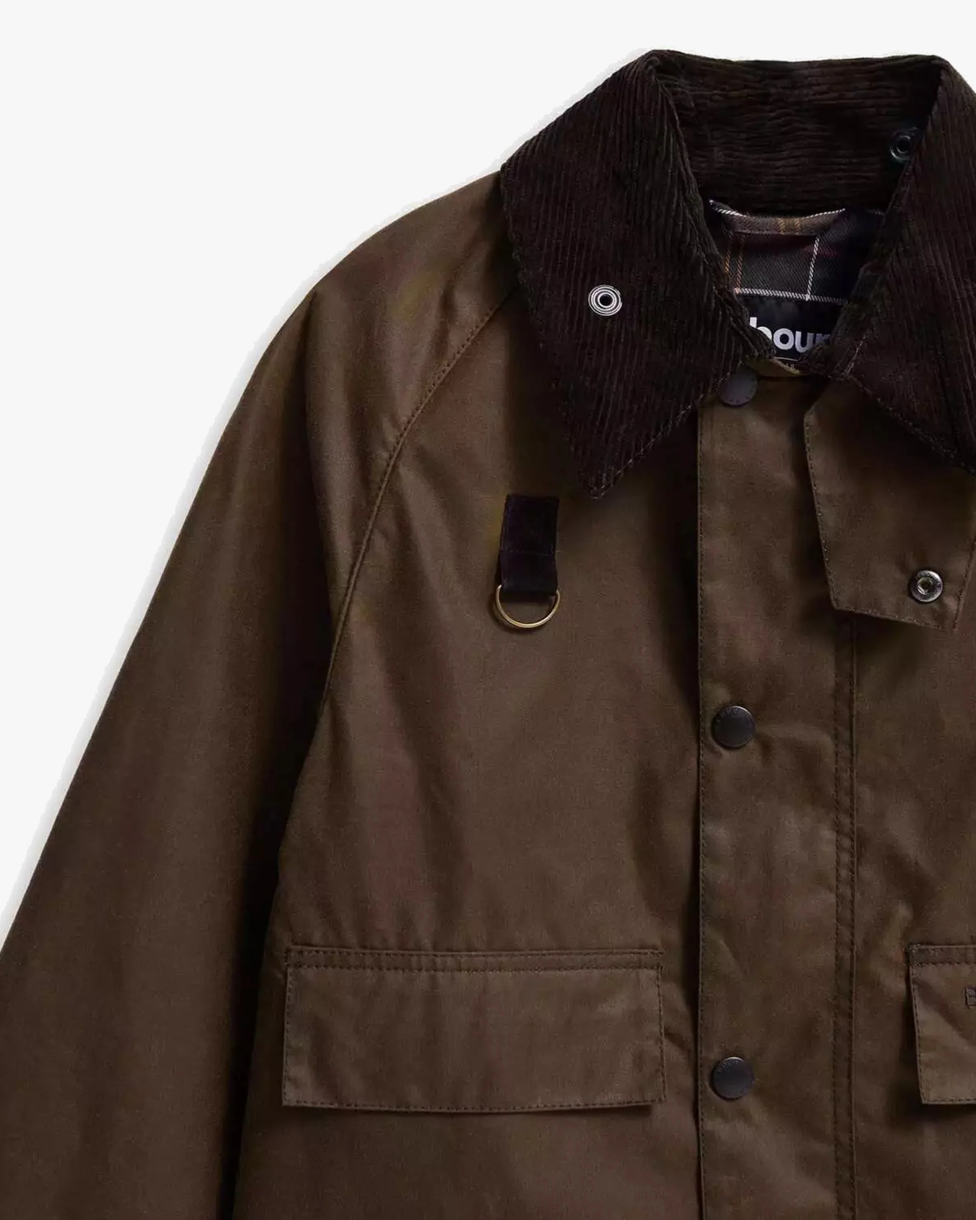 Barbour Heritage Spey Slim Waxed Jacket - Beech - Image 12