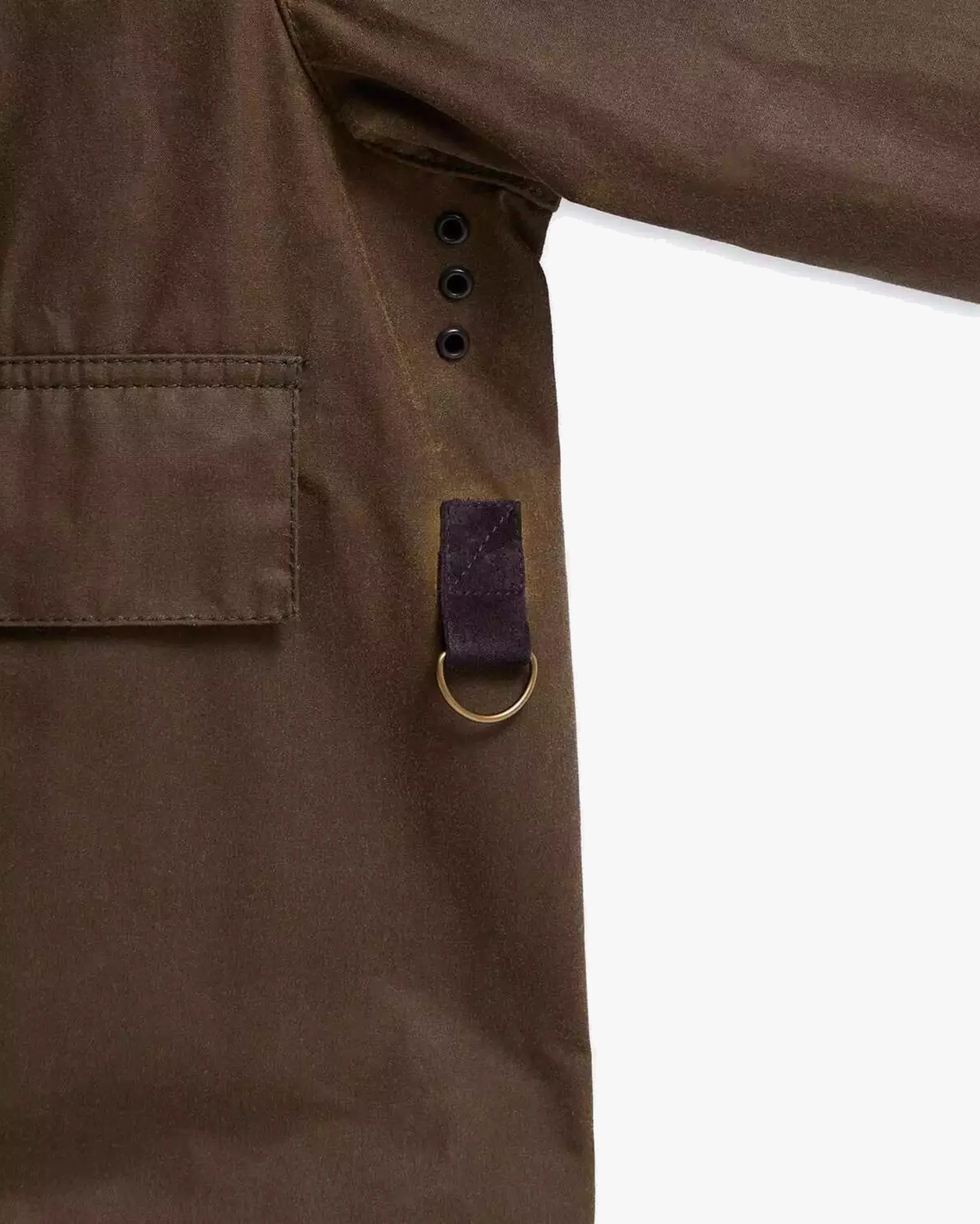 Barbour Heritage Spey Slim Waxed Jacket - Beech - Image 15
