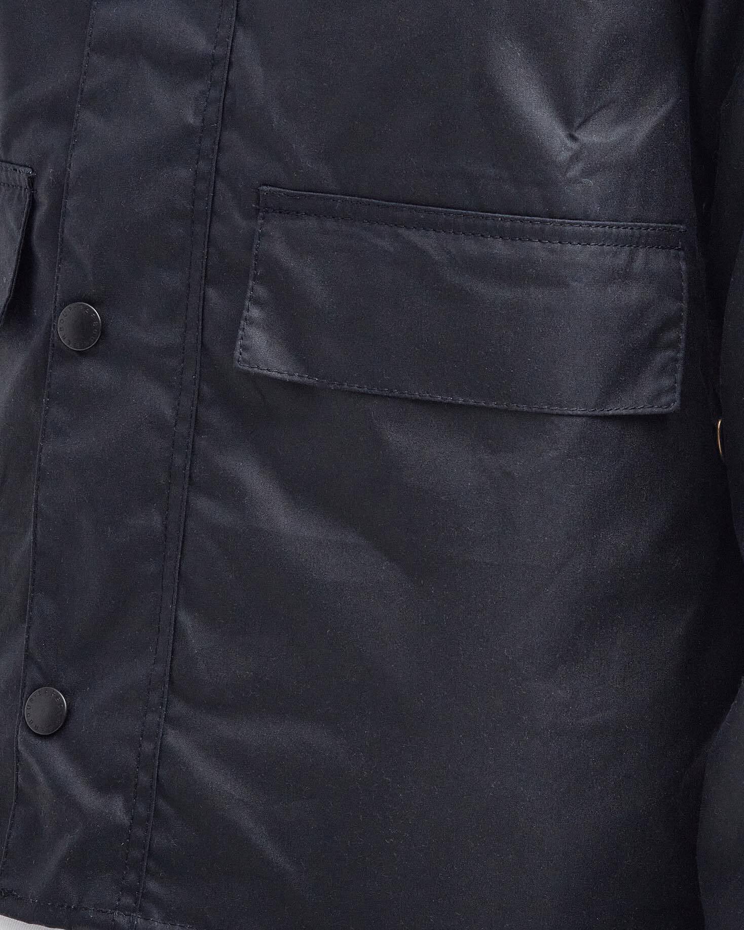 Barbour Heritage Spey Slim Waxed Jacket - Navy - Image 7