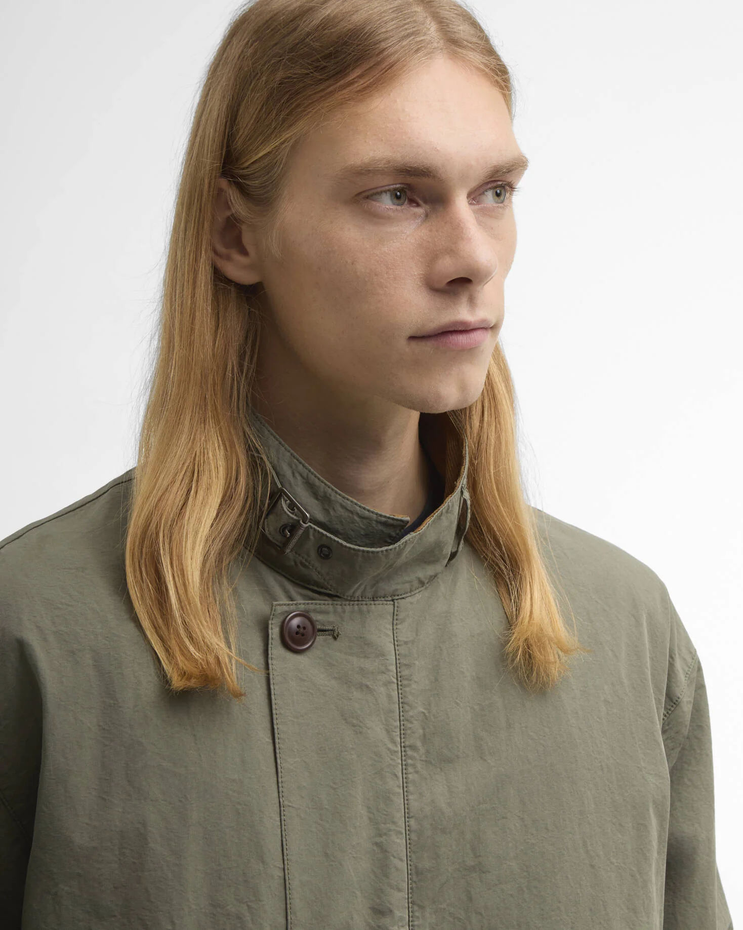 Barbour Heritage Westoe Mac Jacket - Army Green - Image 2