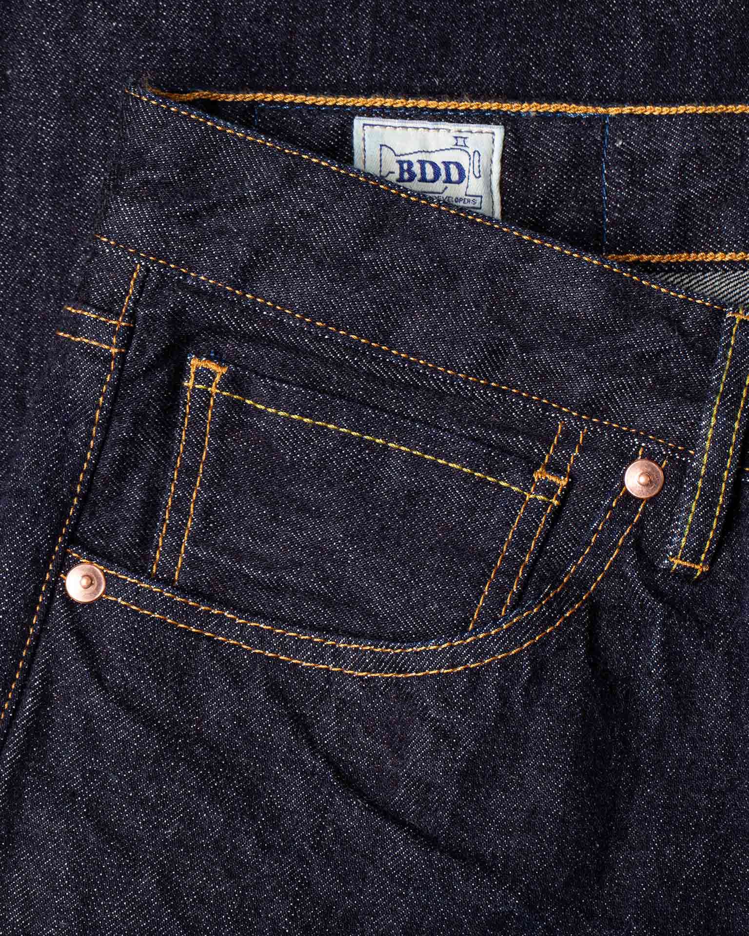 Benzak Denim Developers B-07 Relaxed Straight Mens Jeans - 14oz Forties Era Selvedge - Image 11