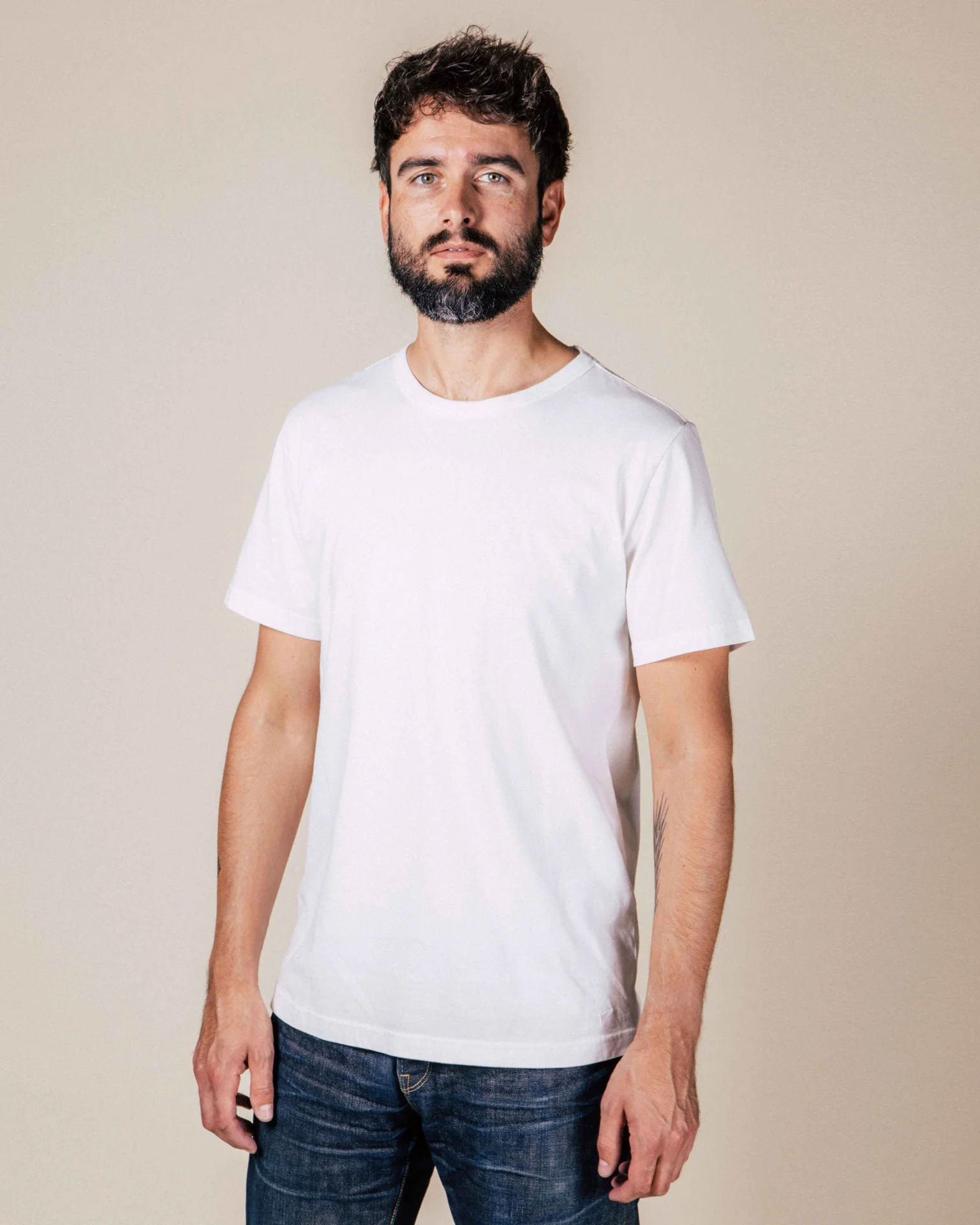 Benzak Denim Developers BT-2P Two-Pack Tees - Off White - Image 3