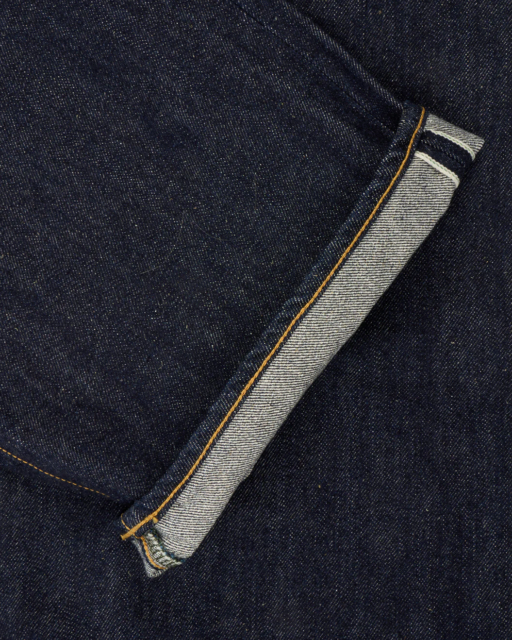 Big John Green Label M1011RC Wild Duck Yoshi Denim Wide Straight Selvedge Jeans - Indigo Onewash - Image 16