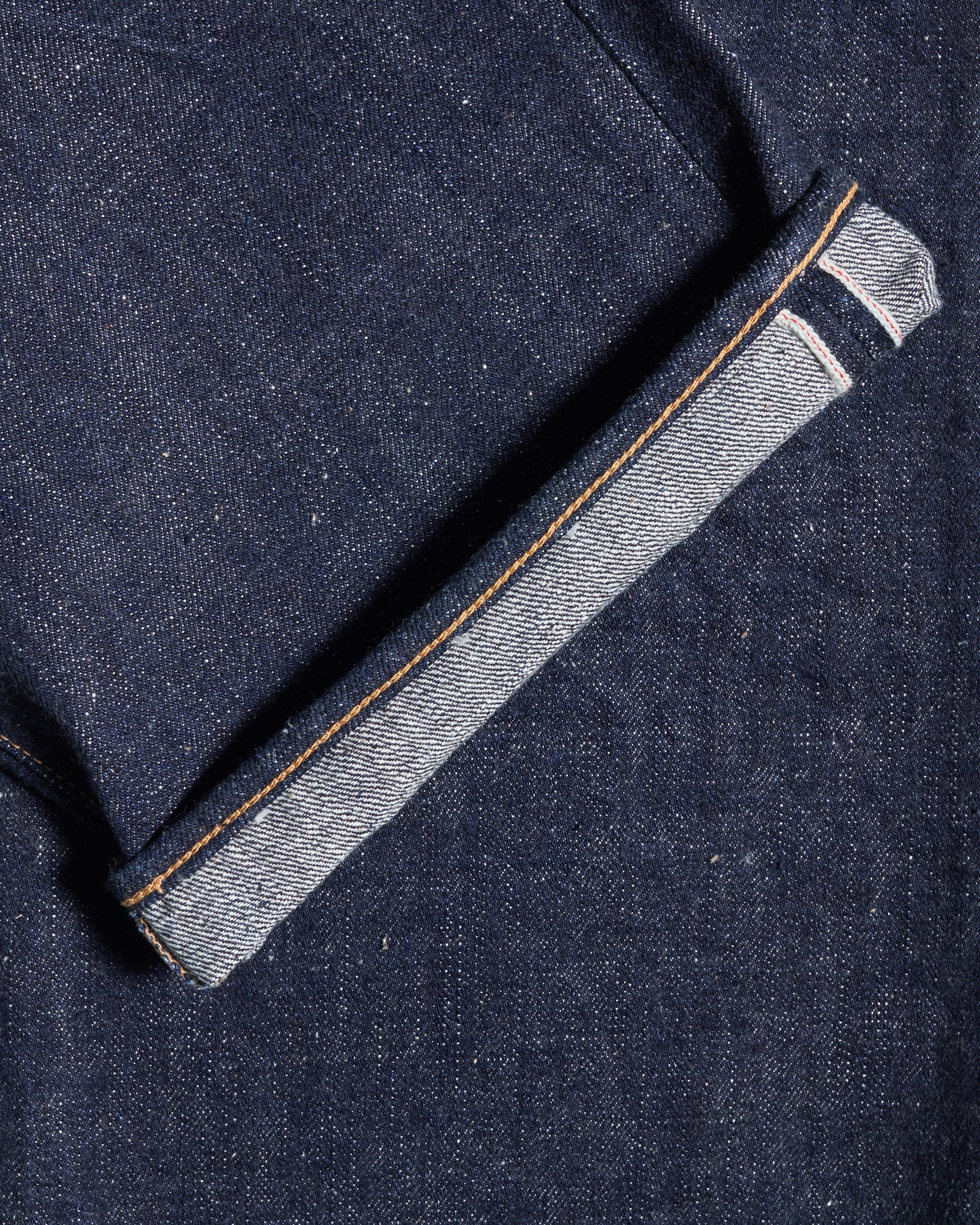 Big John Green Label M1012RC Wild Duck Wide Straight Selvedge Jeans - Indigo Onewash - Image 10