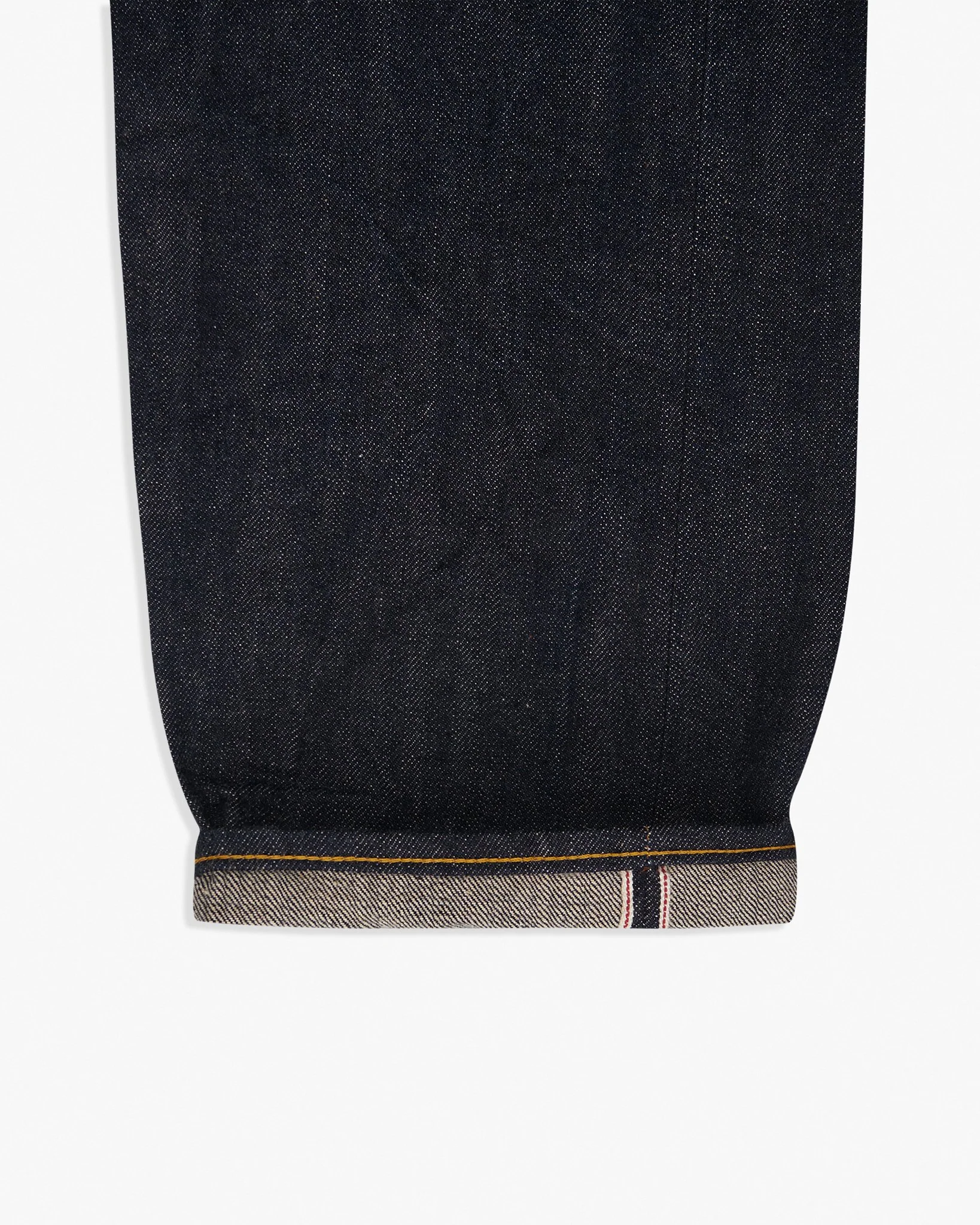 Big John M114J Ivy Tapered Fit Cropped Selvedge Mens Jeans - Indigo One Wash - Image 3