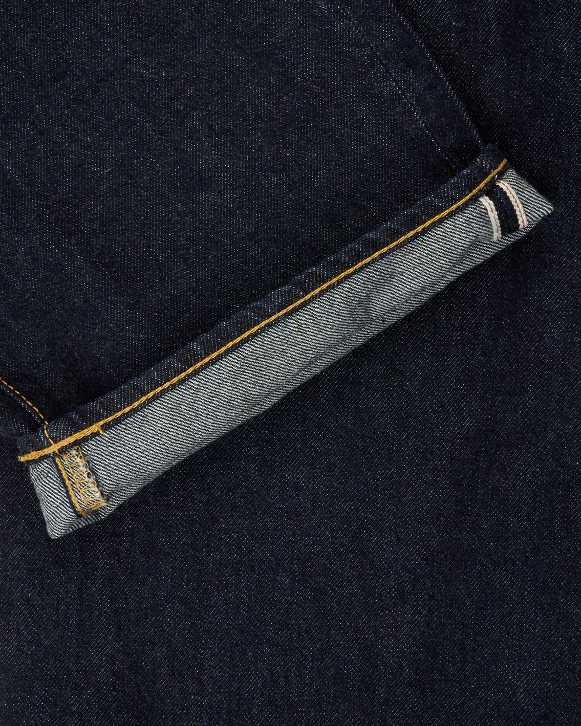 Big John M102SL Vintage 60's Classic Straight Selvedge Mens Jeans - Indigo Long Wash - Image 8