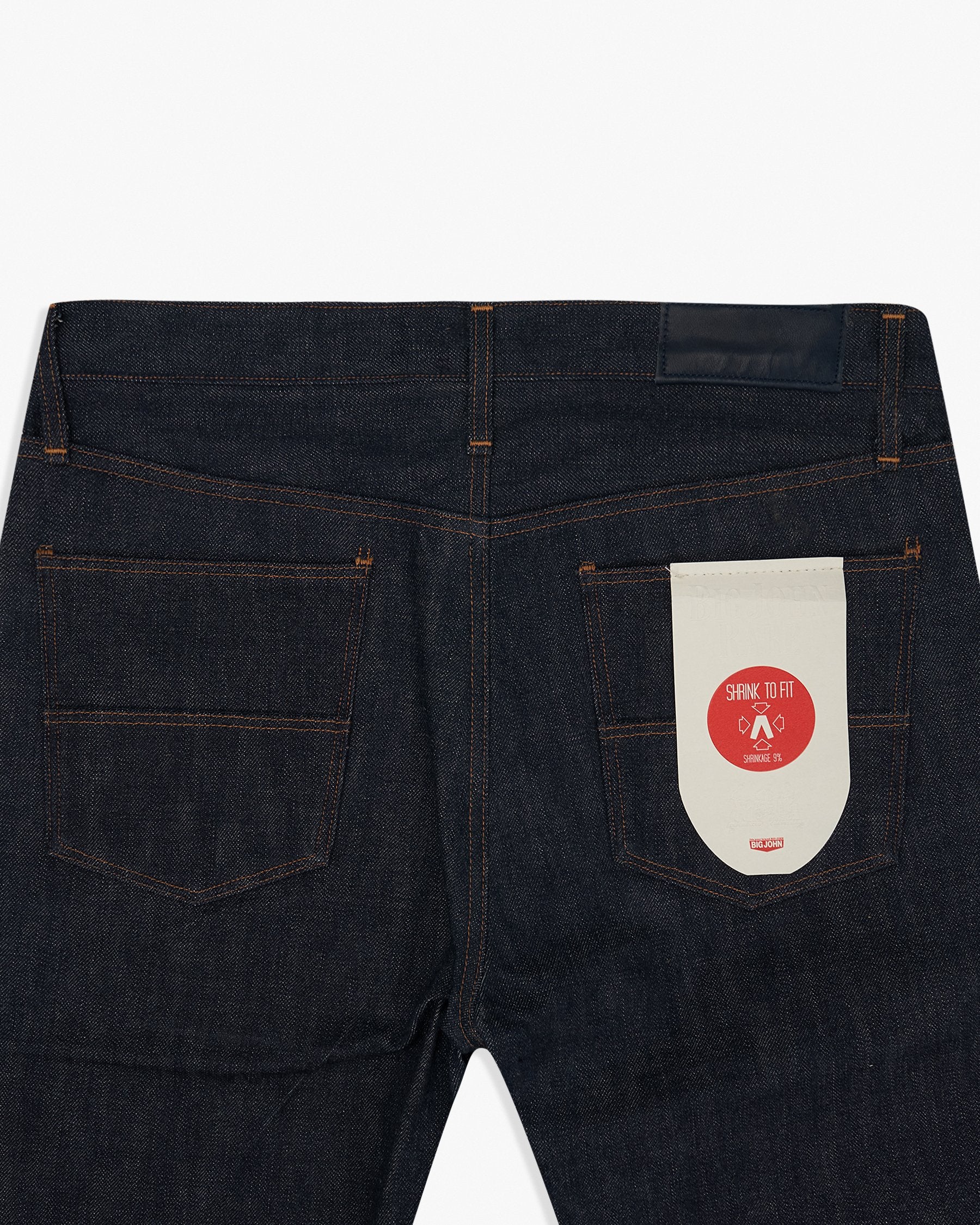 Big John RARE R009 Slim Fit Mens Jeans - 15.5oz Unsanforized Selvedge Denim - Image 6