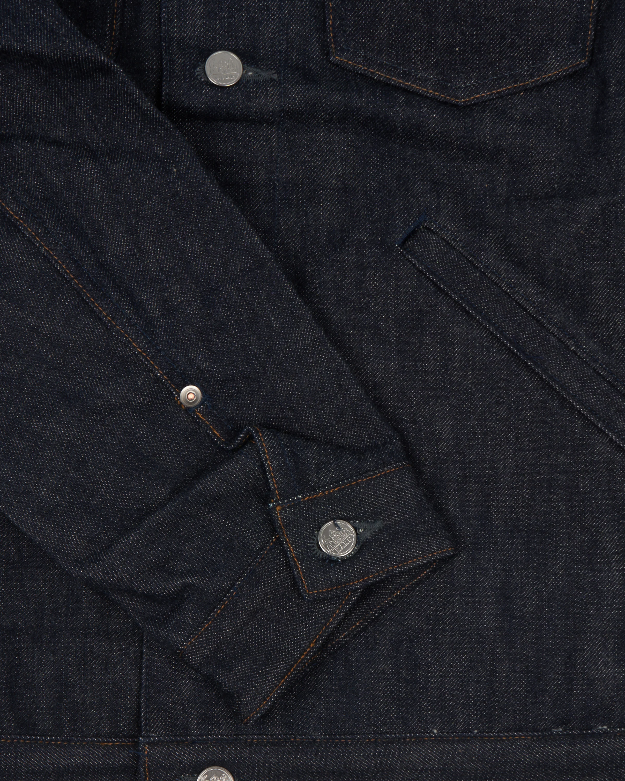 Big John RARE R609 Denim Jacket - 15.5oz Unsanforized Selvedge Denim - Image 4
