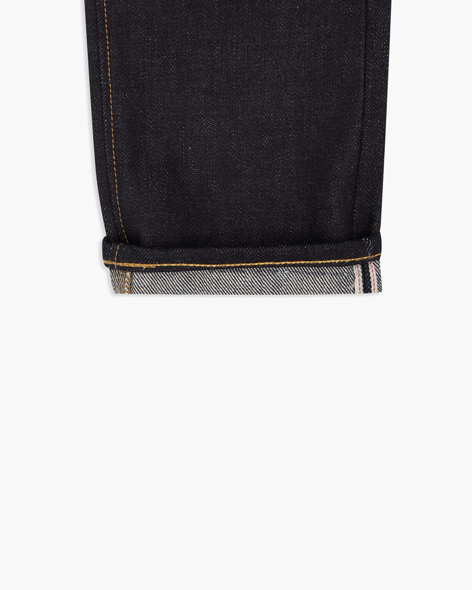 Big John M106G Tough 23oz Slim Tapered Selvedge Mens Jeans - Unwashed - Image 7