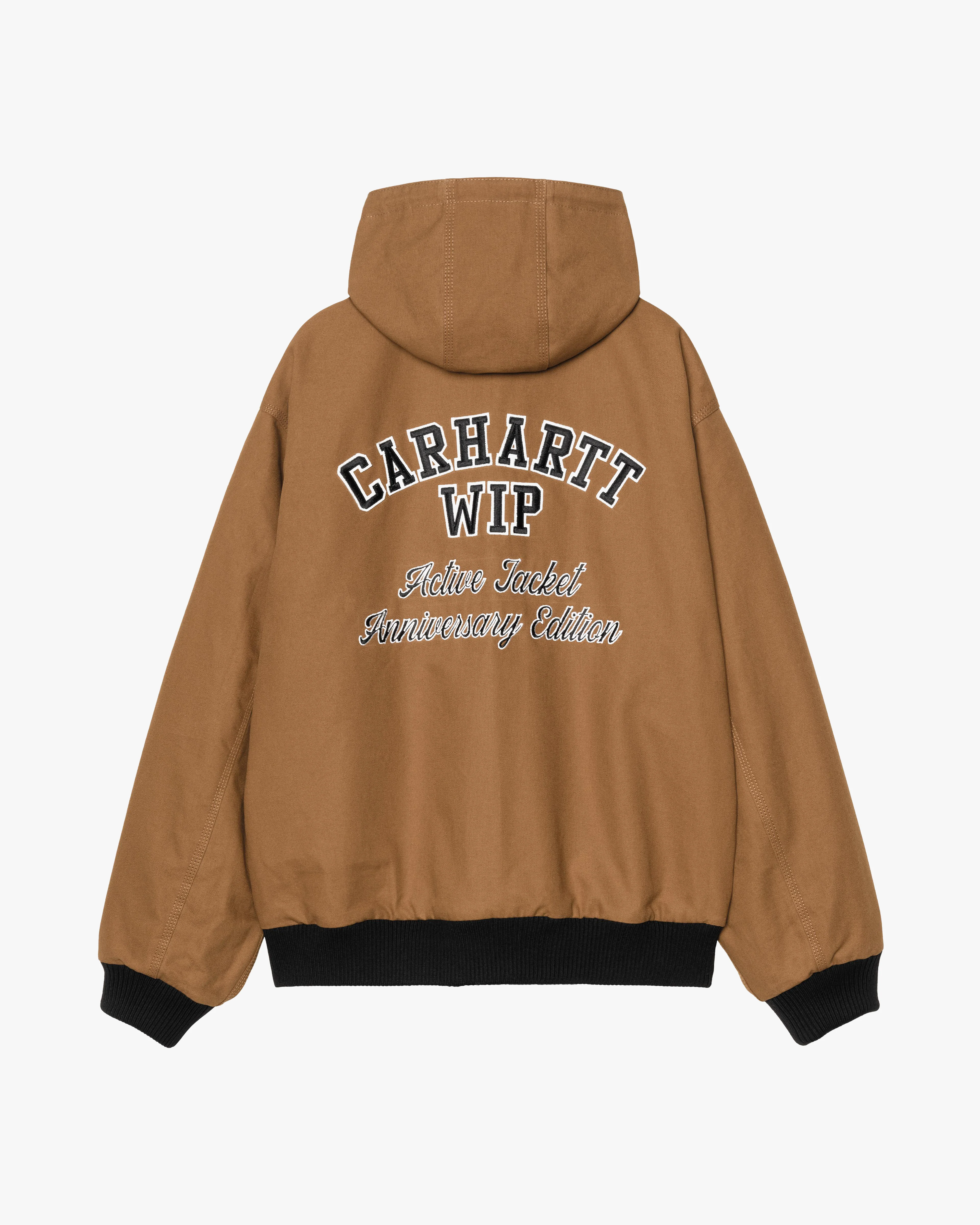 Carhartt WIP 50 Years Anniversary OG Active Jacket Leather - Black / Hamilton Brown - Image 5