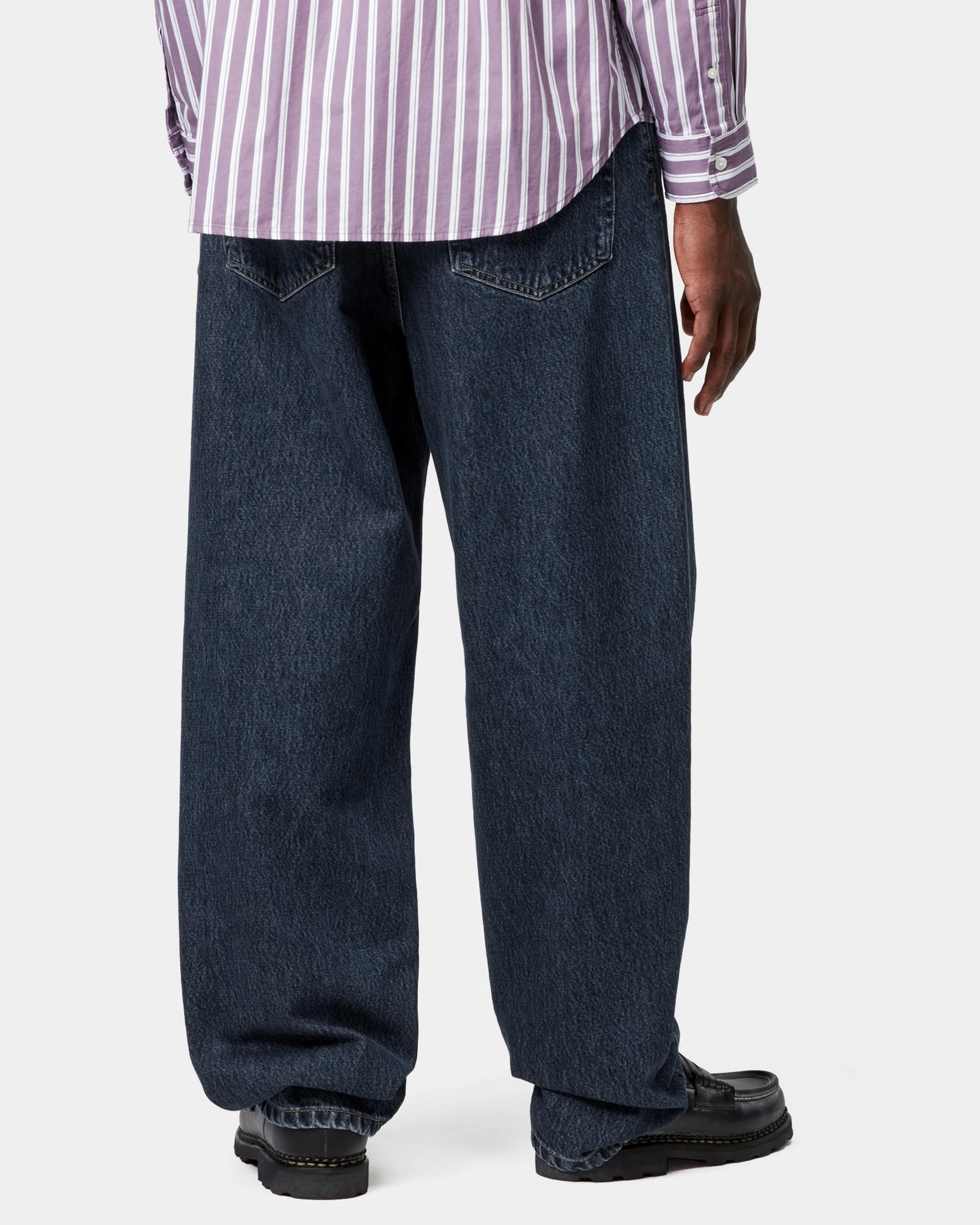 Carhartt WIP Aaron Pant Regular Tapered Mens Jeans - Blue Rinsed - Image 2