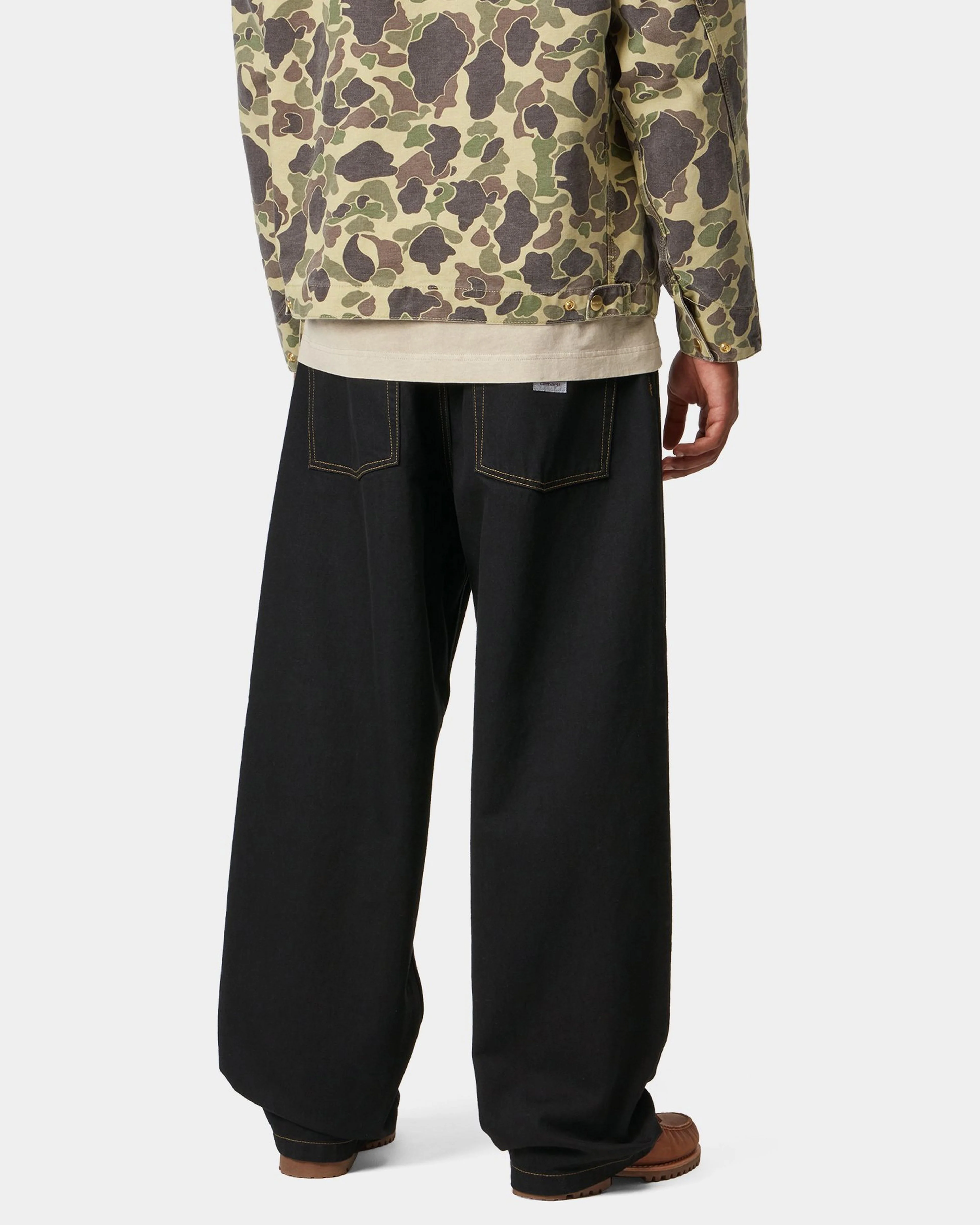Carhartt WIP Brandon Pant Loose Straight Mens Jeans - Black Rinsed - Image 2